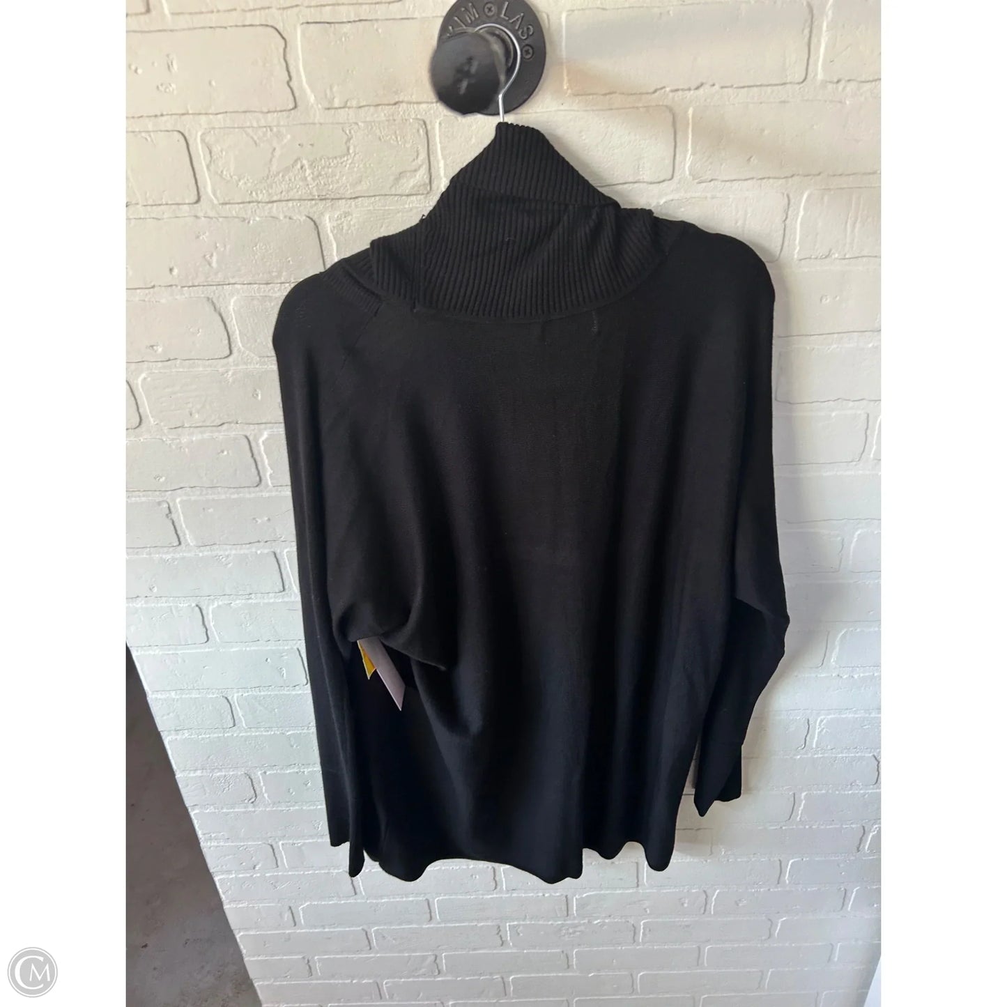 Sweater By Jm Collections In Black, Size: L