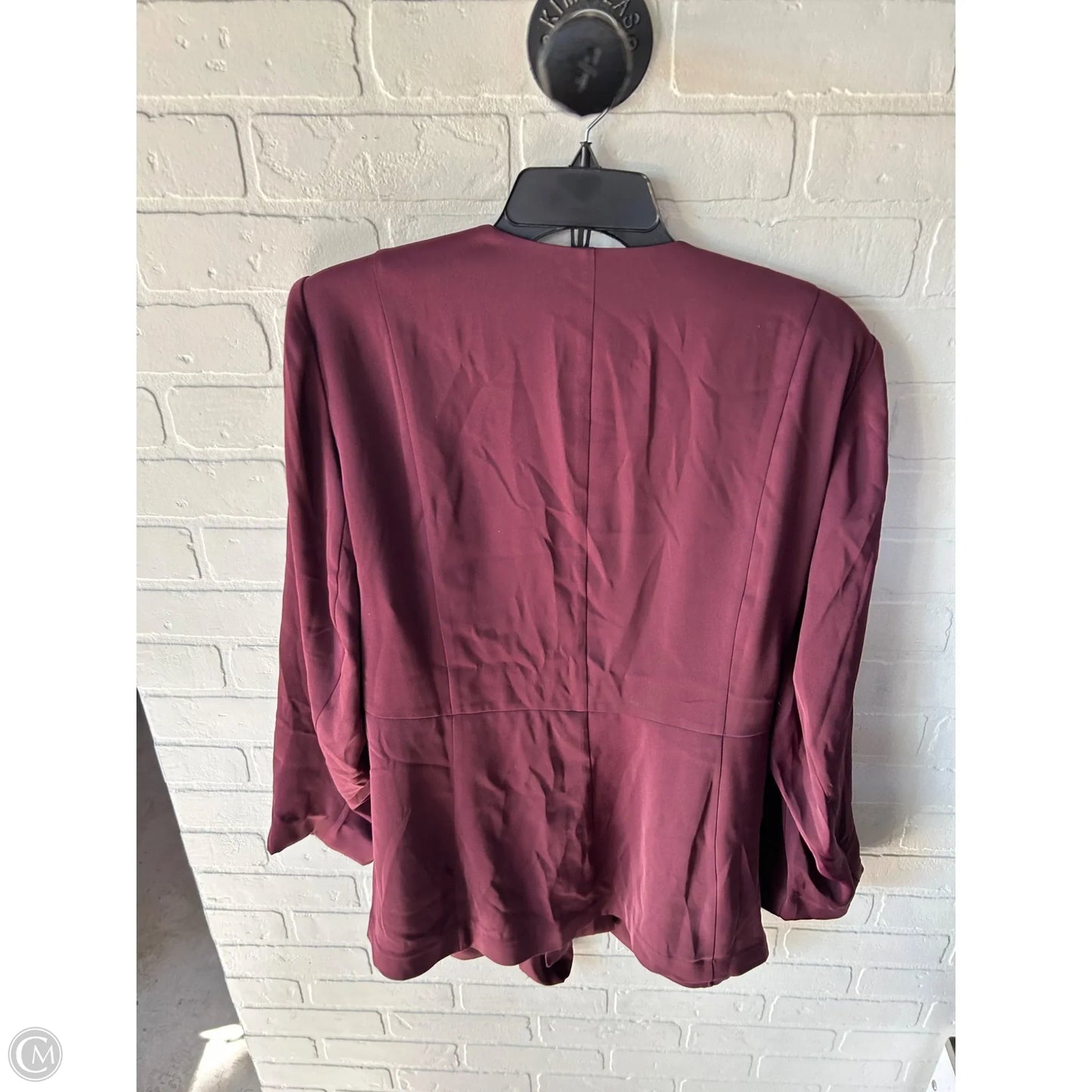 Blazer By Lane Bryant In Purple, Size: 2x