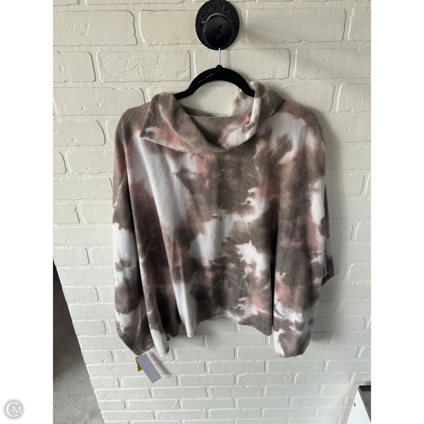 Poncho By Entro In Brown & White, Size: S