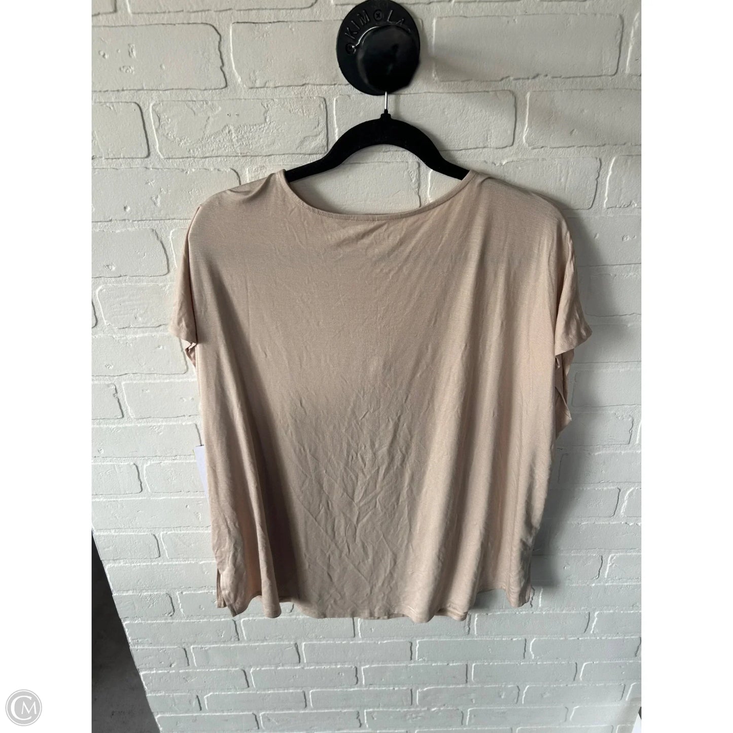 Top Short Sleeve By Torrid In Beige, Size: L