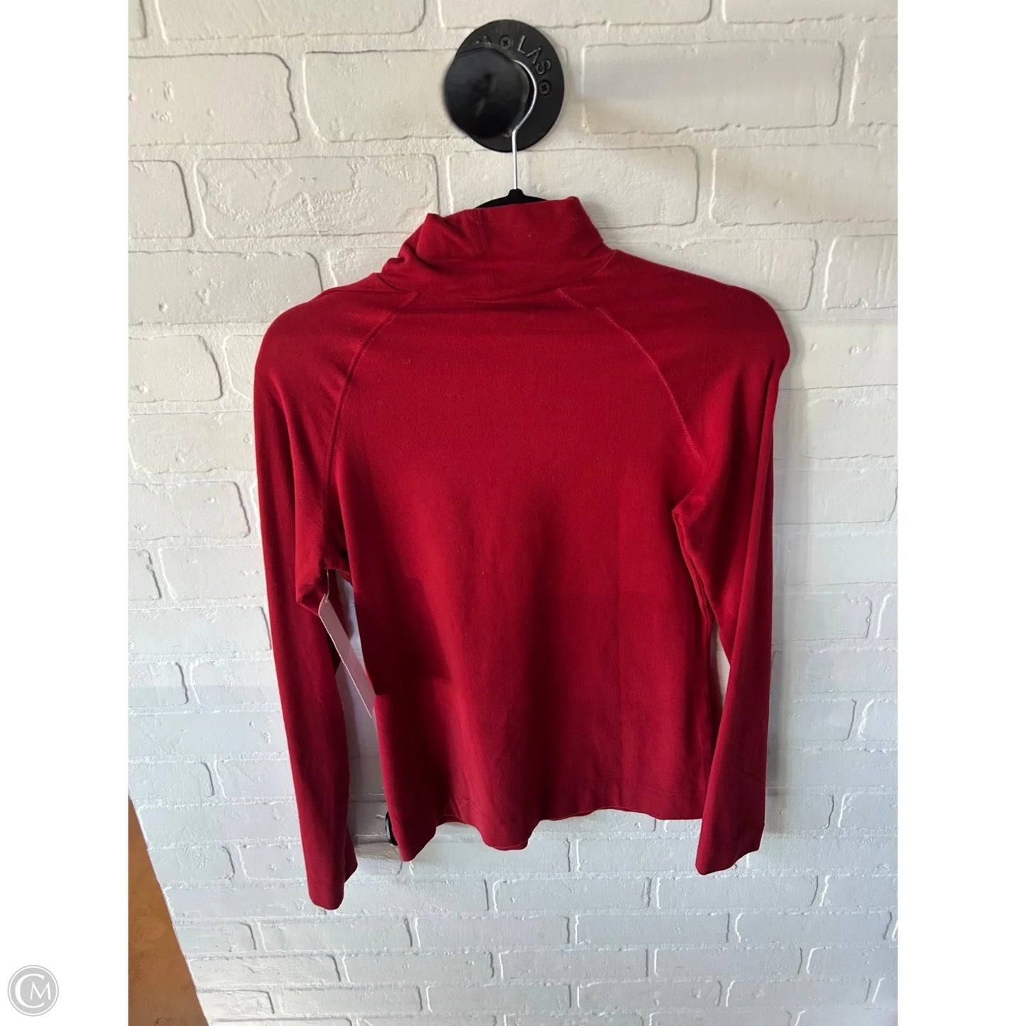 Top Long Sleeve By Athleta In Red, Size: M