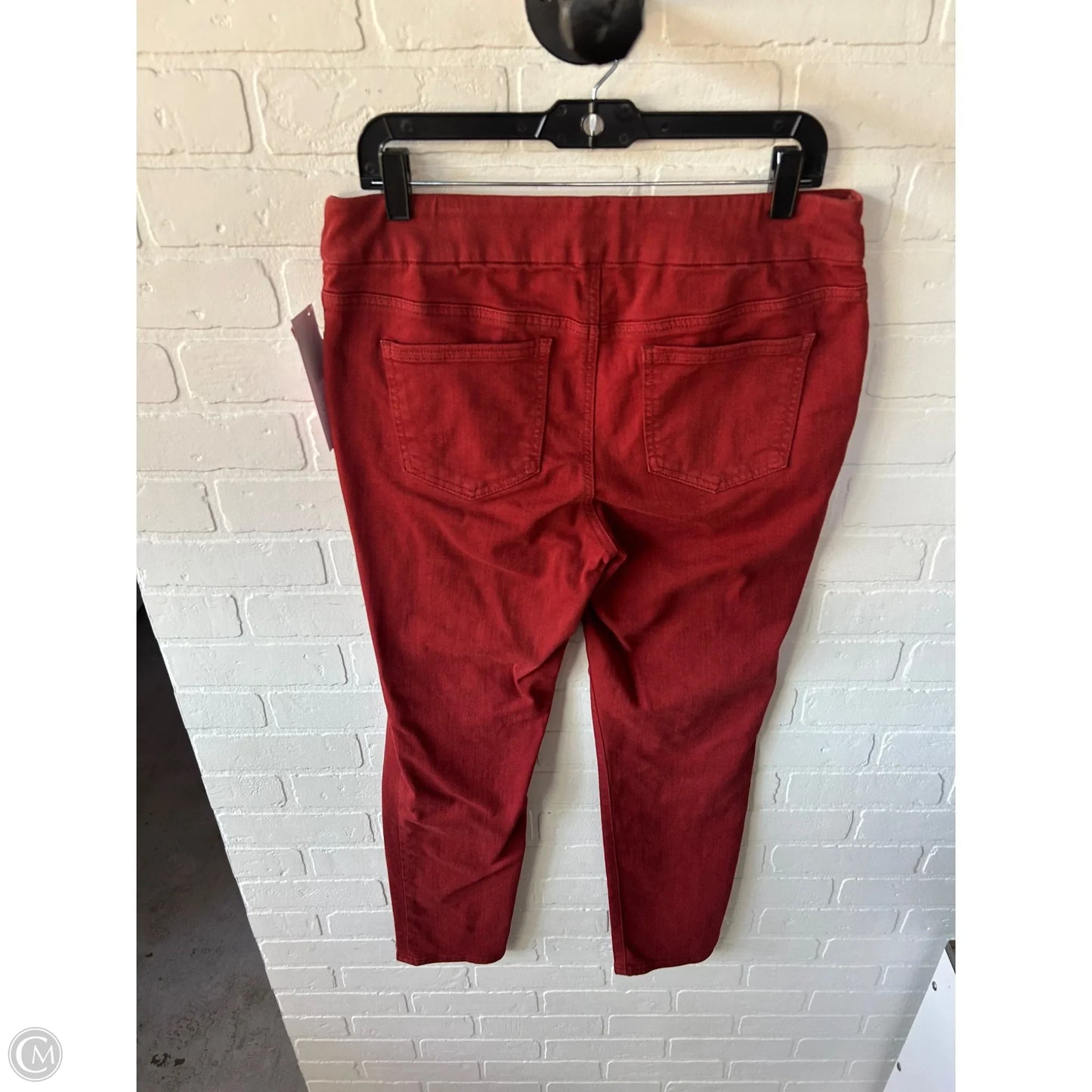 Jeans Jeggings By Chicos In Orange, Size: 10