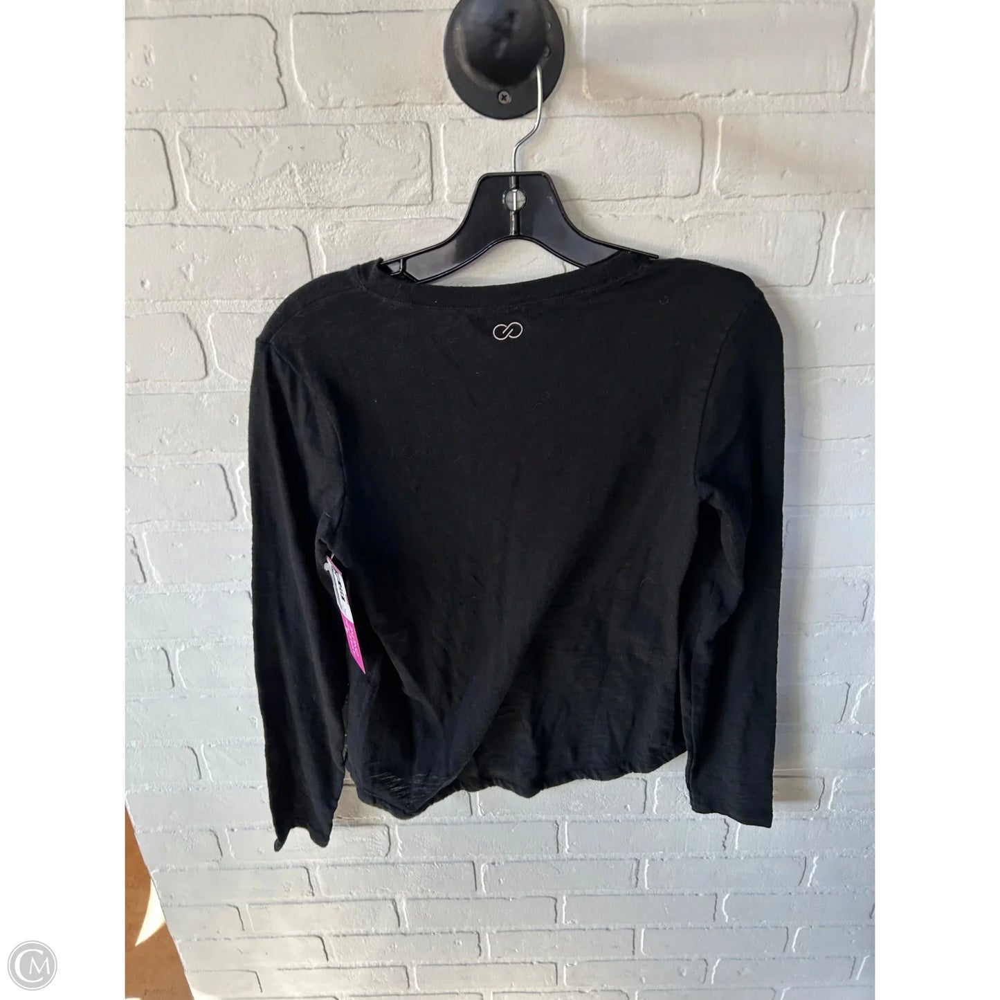 Athletic Top Long Sleeve Crewneck By Calia In Black, Size: S