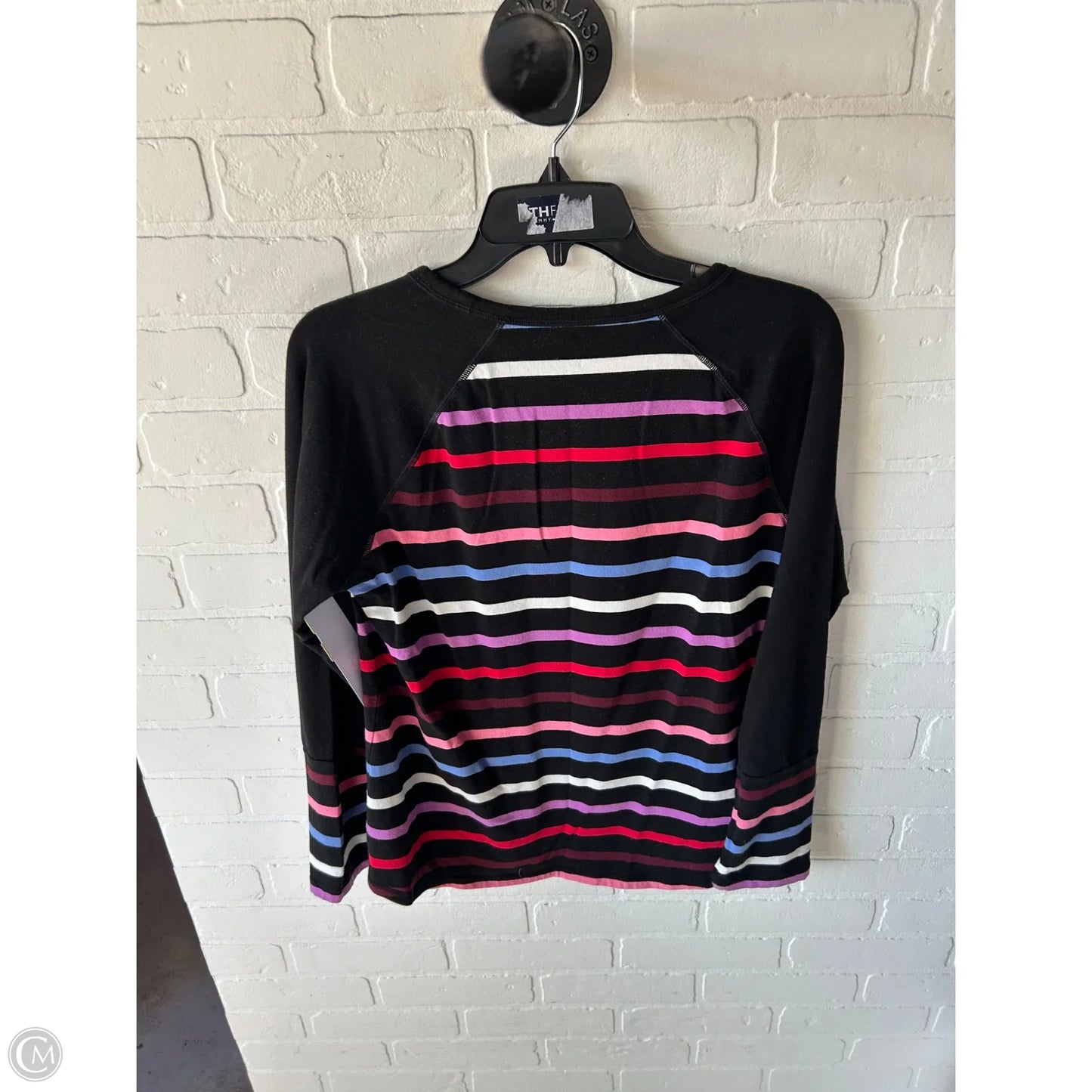 Top Long Sleeve By Talbots In Black, Size: L