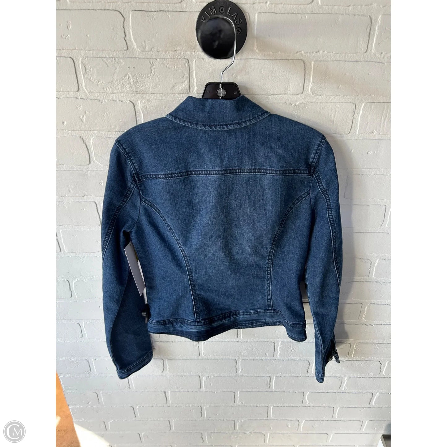 Jacket Denim By Baccini In Blue Denim, Size: S