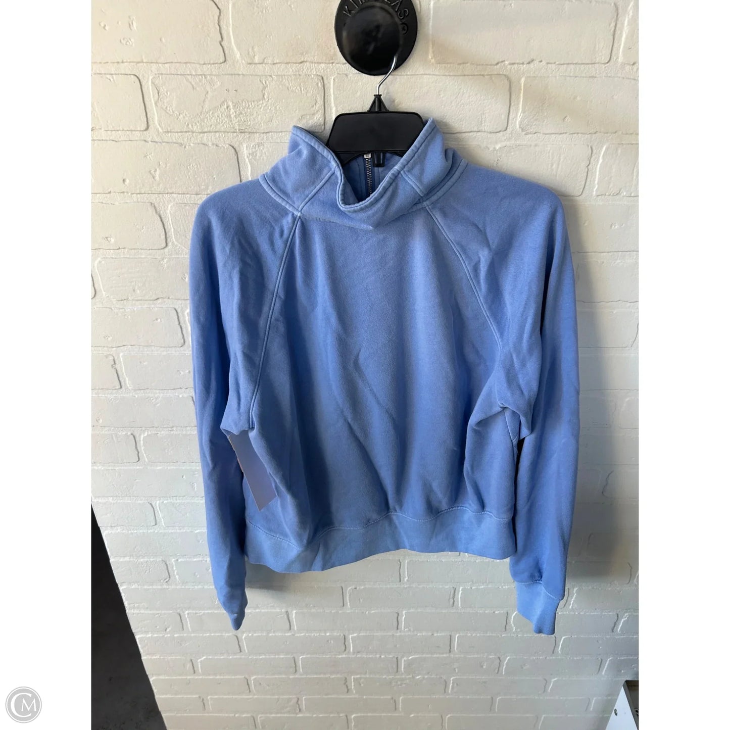 Sweatshirt Collar By Gap In Blue, Size: M