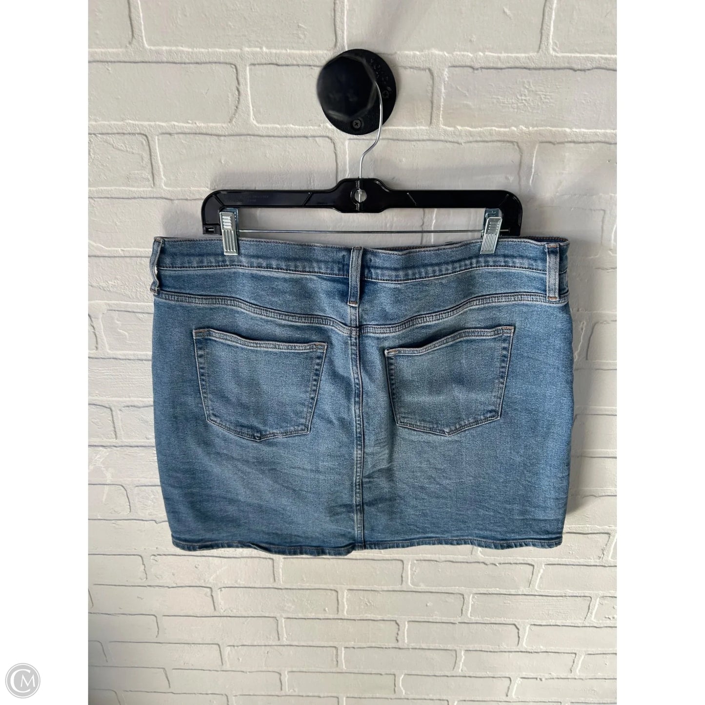 Skirt Mini & Short By J. Crew In Blue Denim, Size: 14