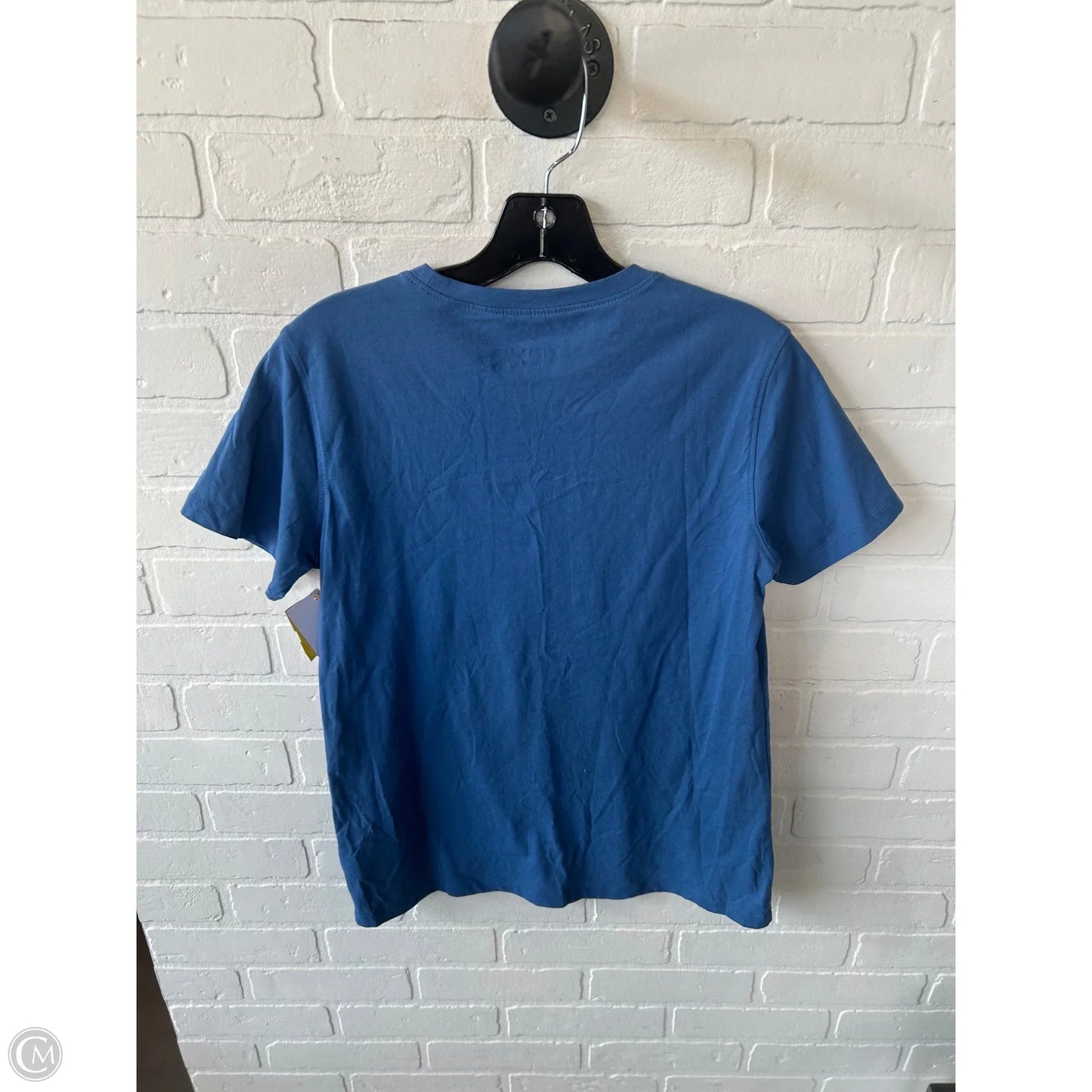 Top Short Sleeve Basic By Clothes Mentor In Blue, Size: M