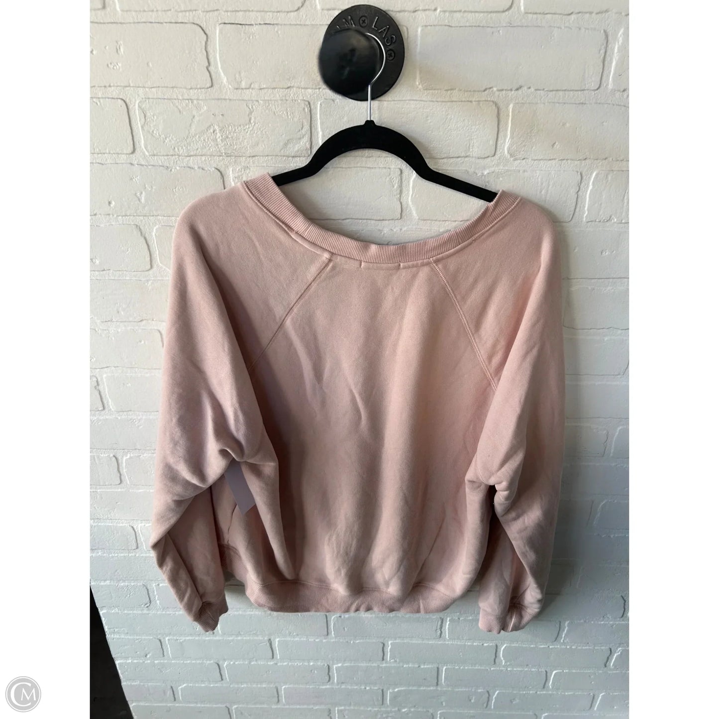 Sweatshirt Crewneck By Z Supply In Pink, Size: M