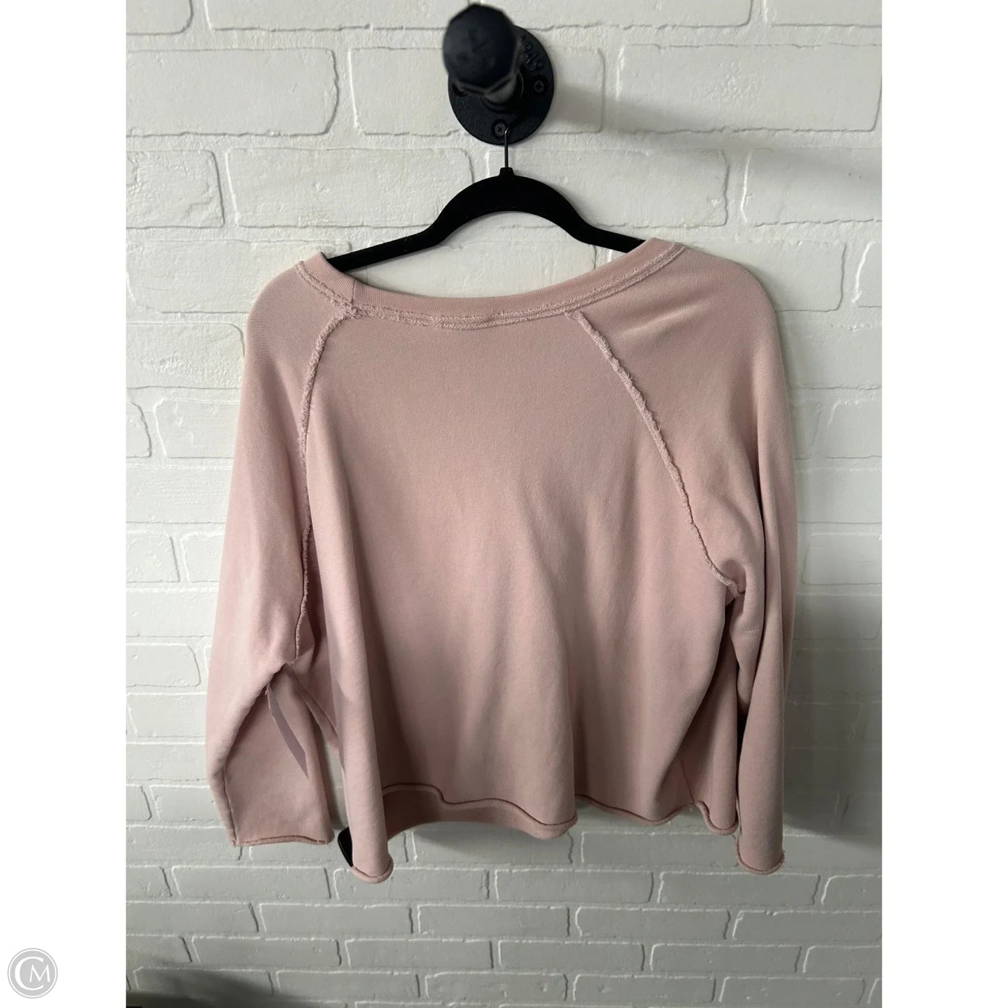 Sweatshirt Crewneck By Eileen Fisher In Pink, Size: S