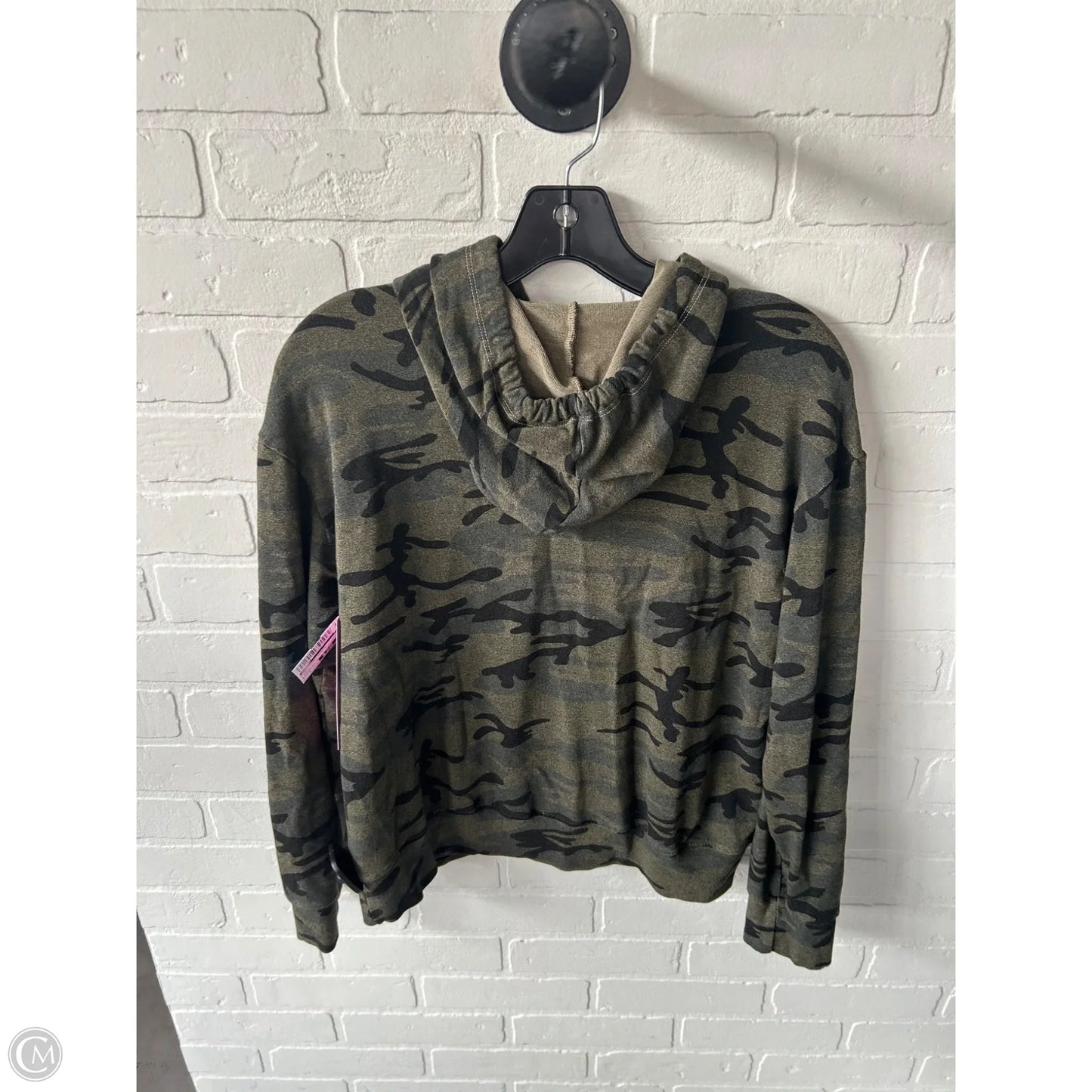 Sweatshirt Hoodie By Sundry In Green, Size: S