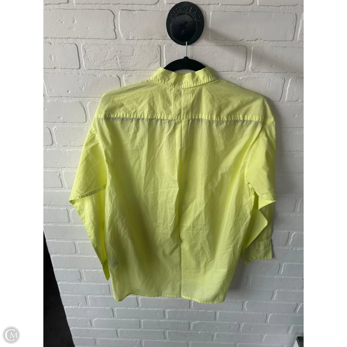 Top Long Sleeve By J. Crew In Yellow, Size: Xs