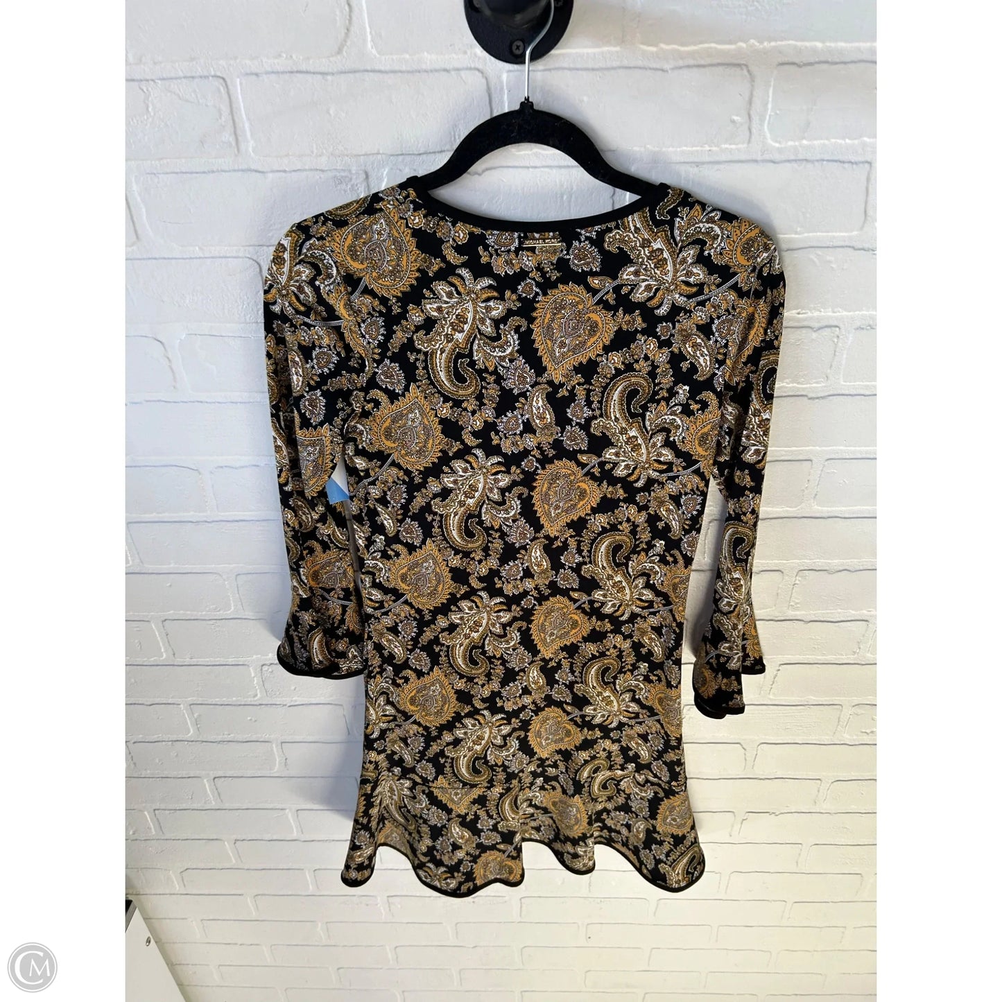 Dress Casual Short By Michael By Michael Kors In Black & Yellow, Size: Xs