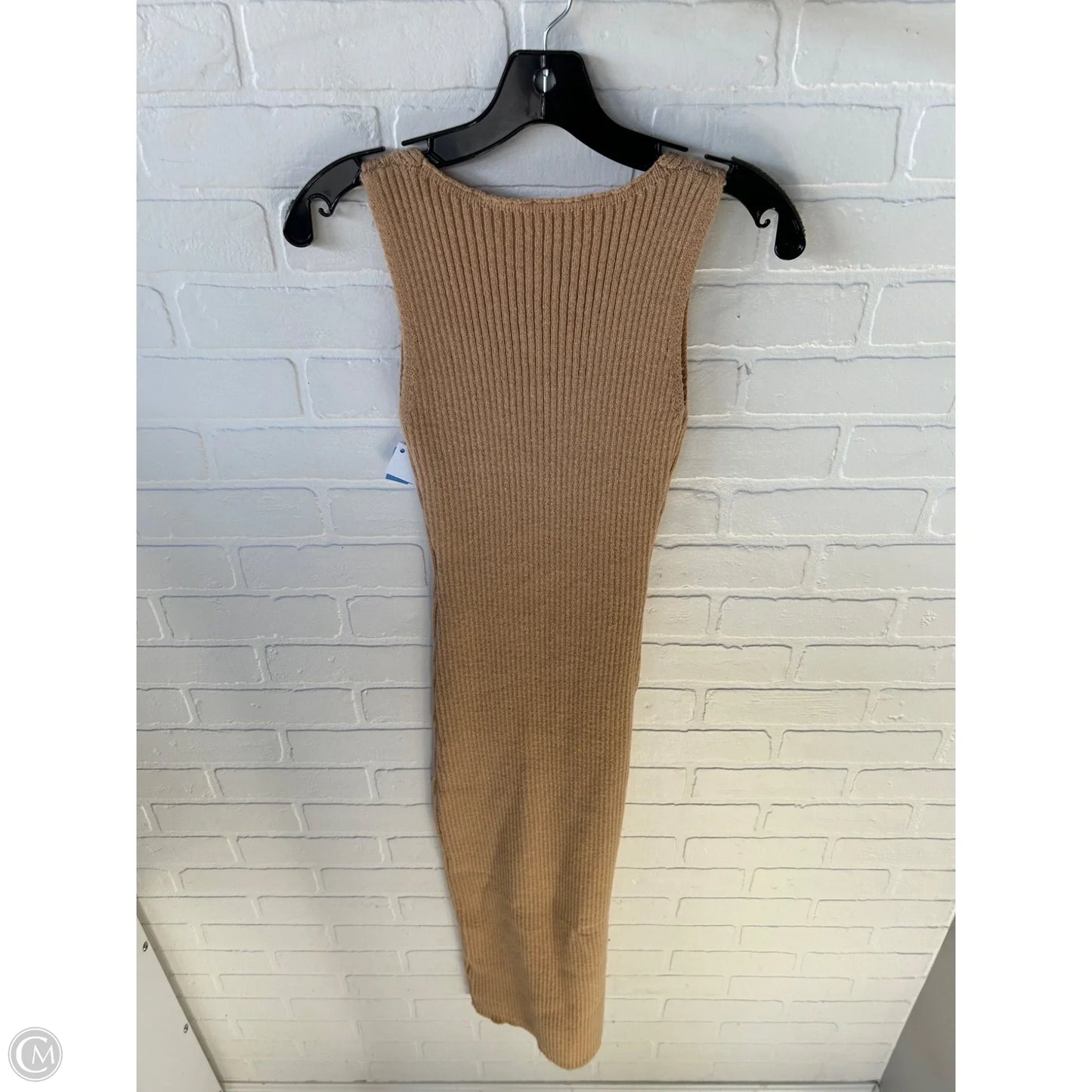 Dress Sweater By Shein In Tan, Size: M