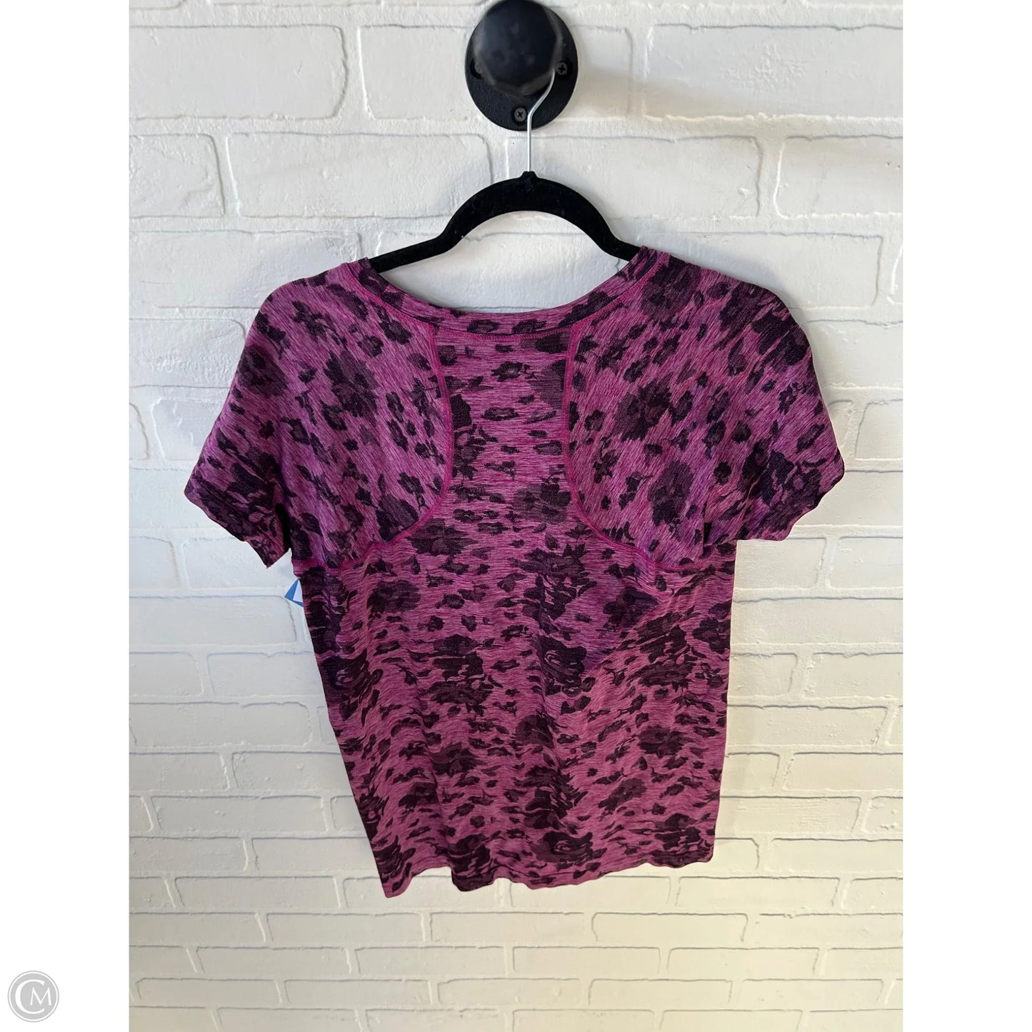 Athletic Top Short Sleeve By Athleta In Purple, Size: Xl