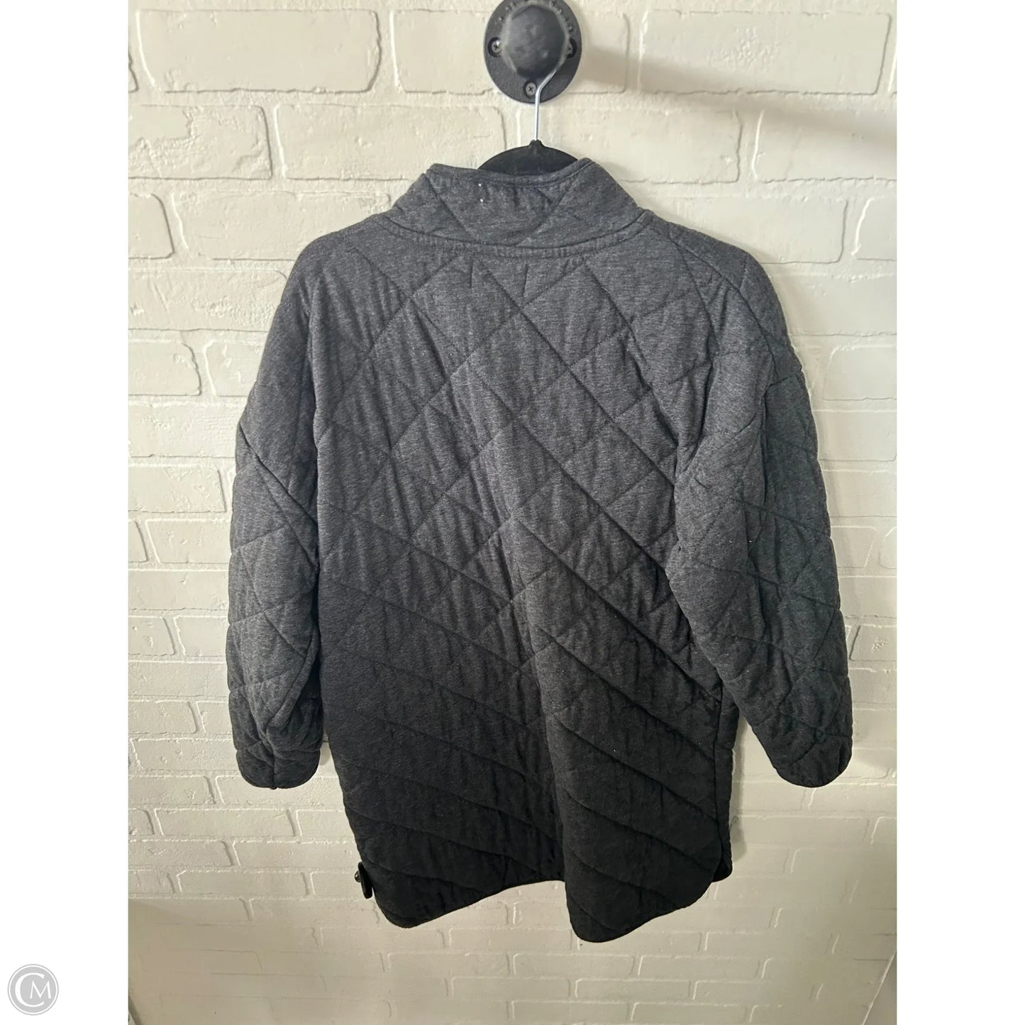 Jacket Puffer & Quilted By Z Supply In Grey, Size: L