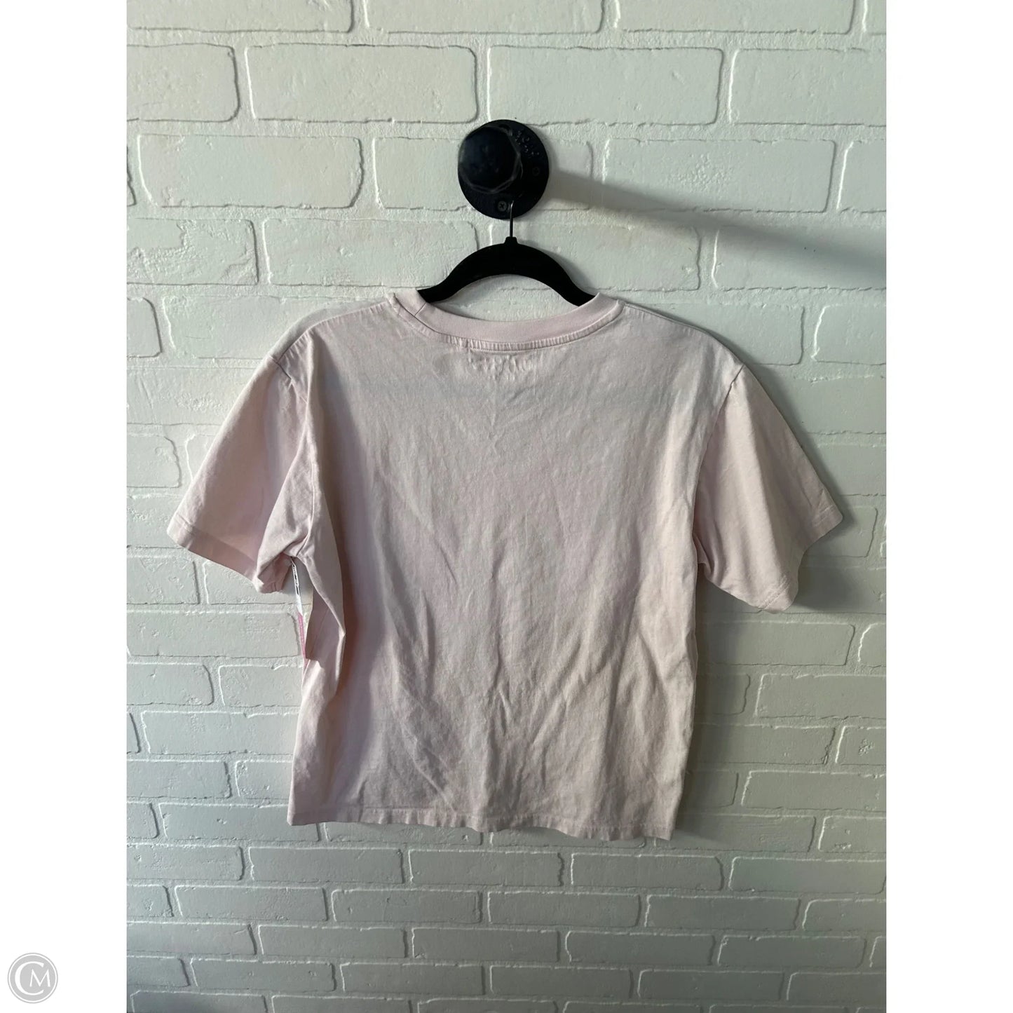Top Short Sleeve Basic By Uniqlo In Pink, Size: M