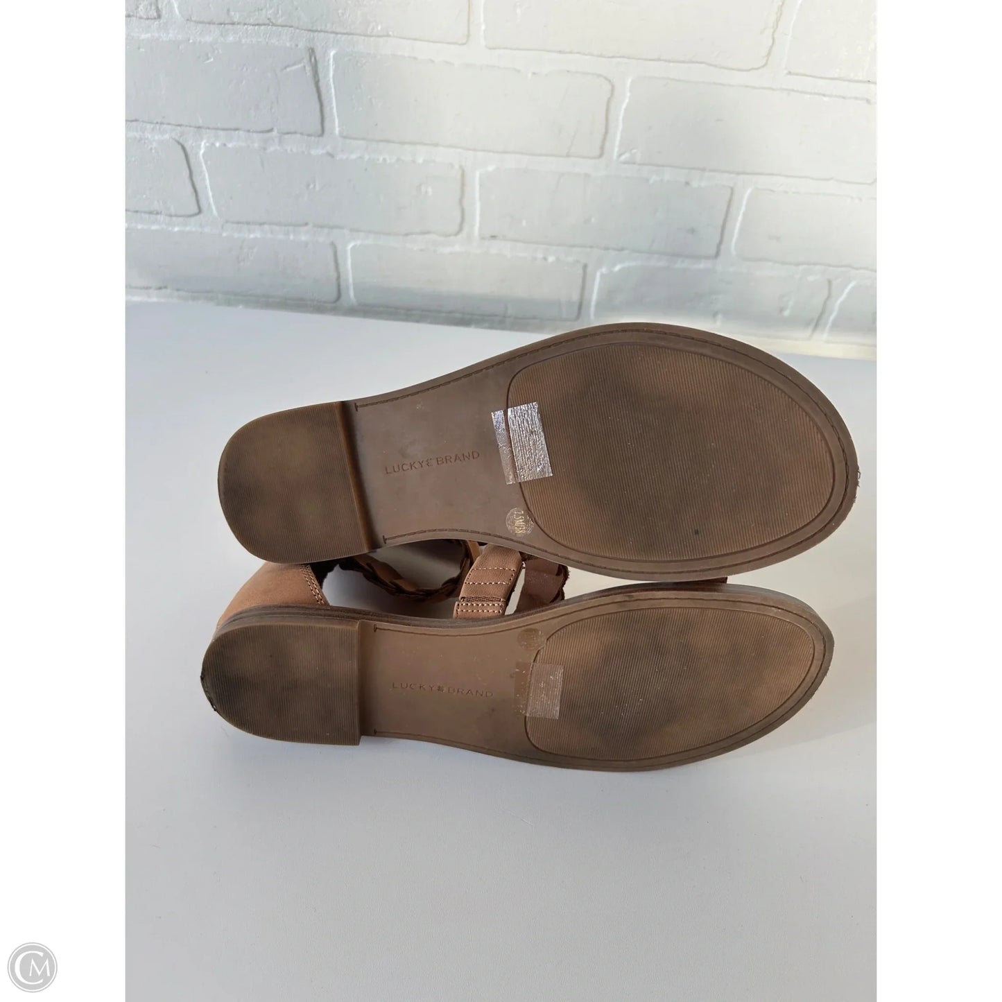 Sandals Flats By Lucky Brand In Brown, Size: 7.5