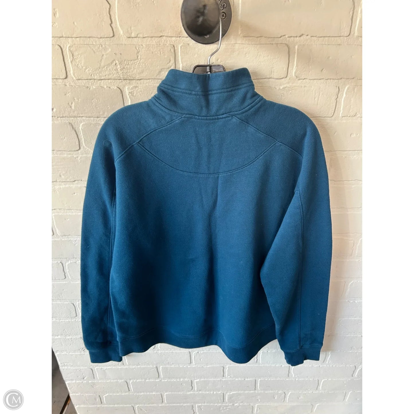 Sweatshirt Collar By Tek Gear In Blue, Size: L