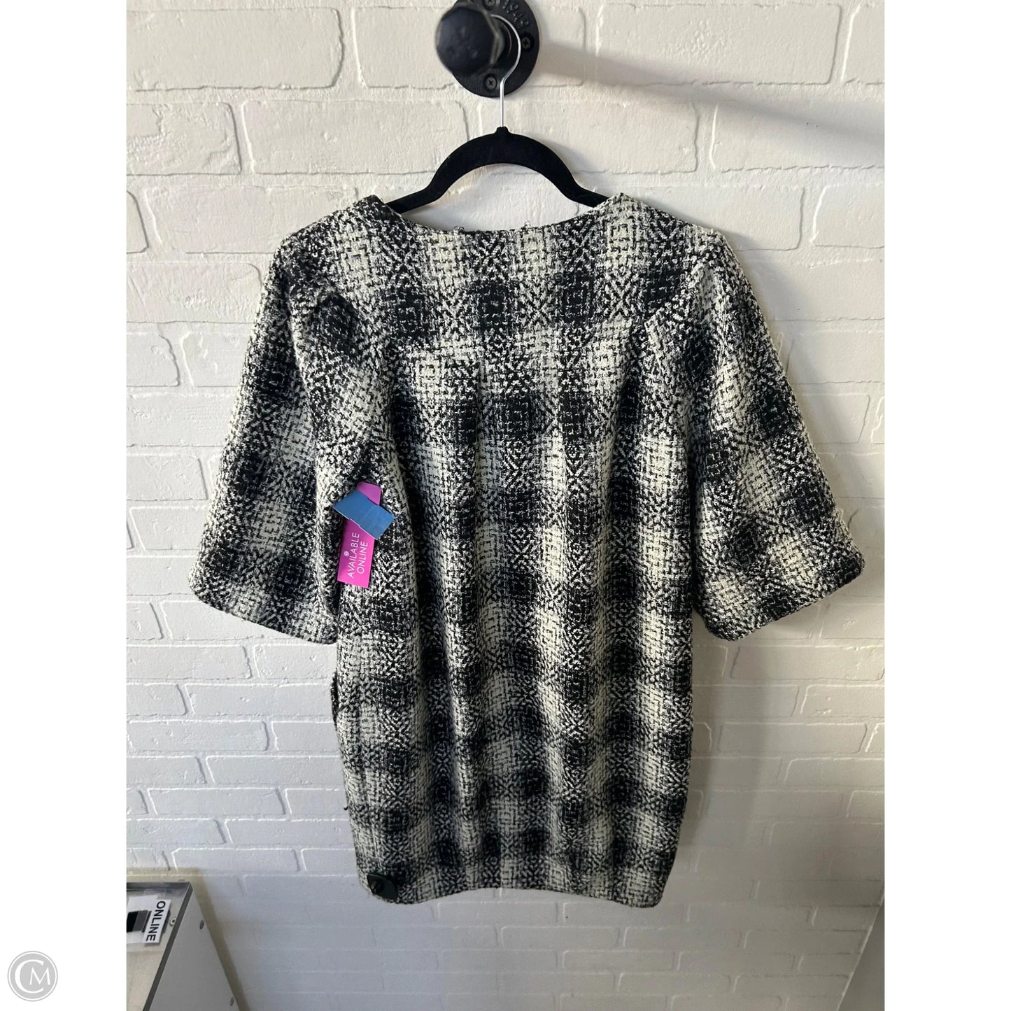 Coat Other By Cmc In Black & Cream, Size: Xs