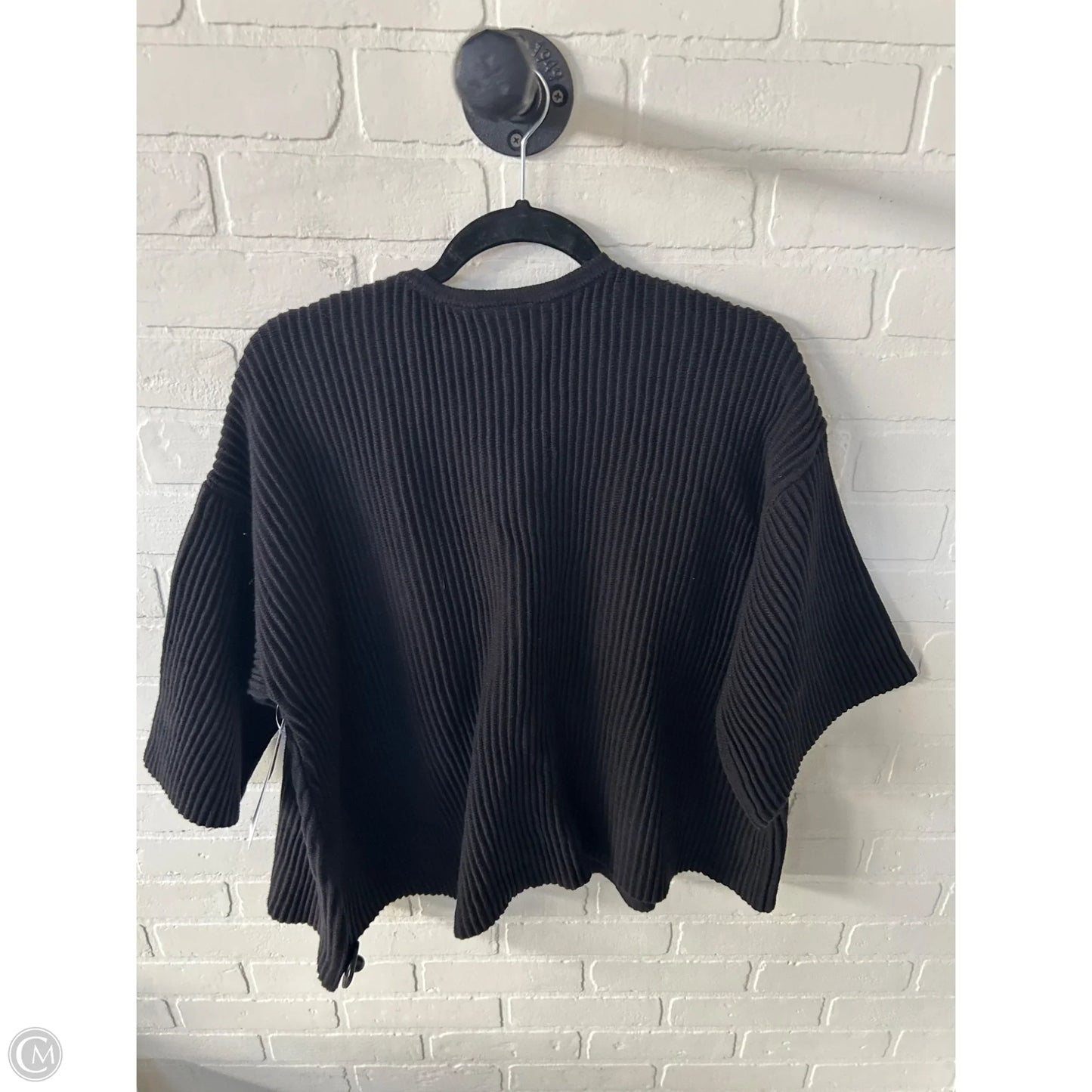 Sweater Cardigan By Ann Taylor In Black, Size: L
