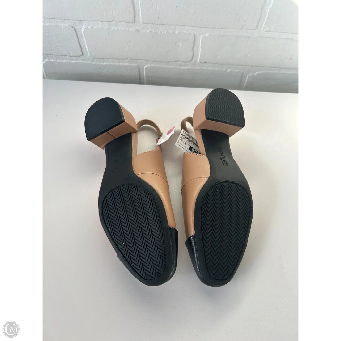 Shoes Heels Block By Life Stride In Black & Tan, Size: 7.5