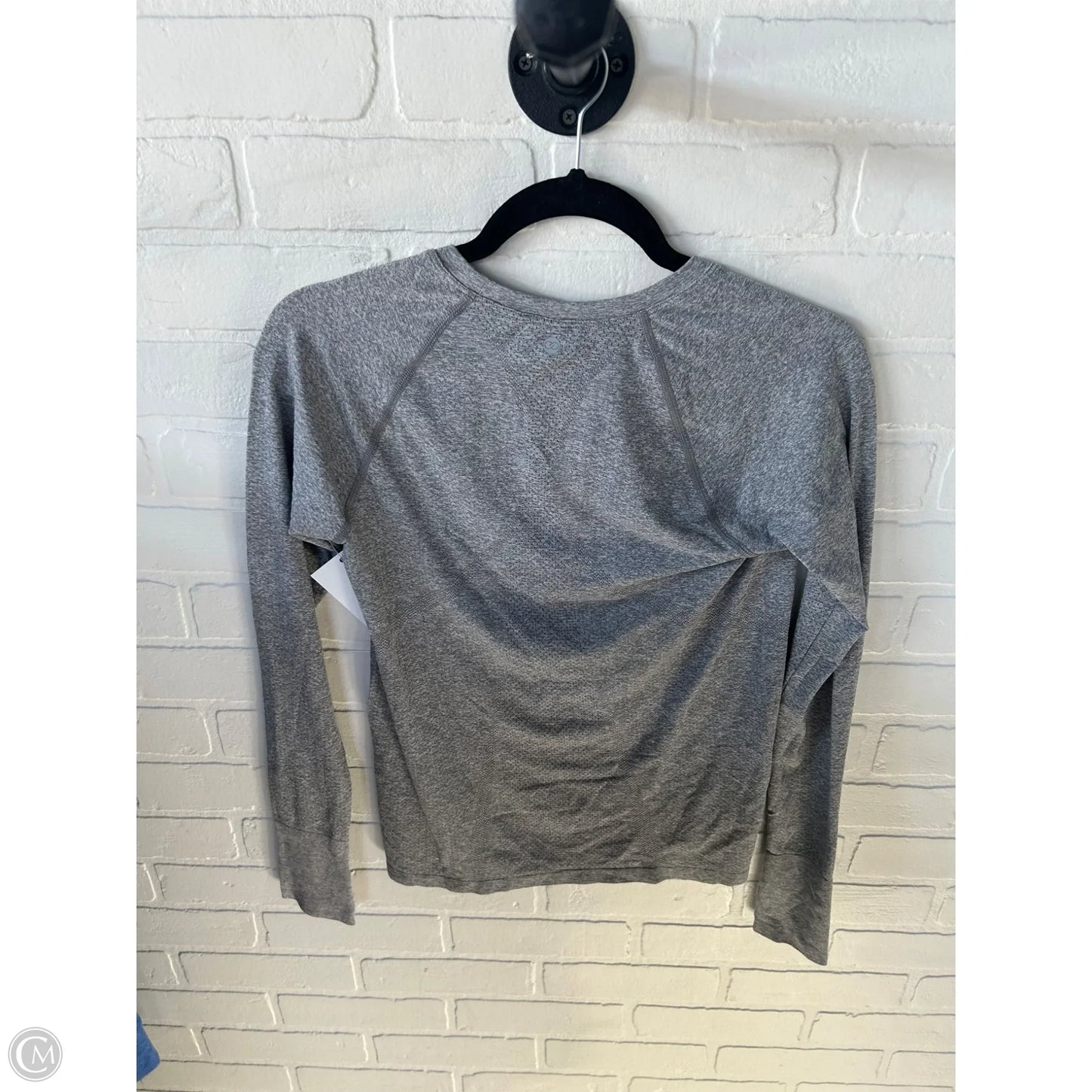 Athletic Top Long Sleeve Crewneck By Calia In Grey, Size: S