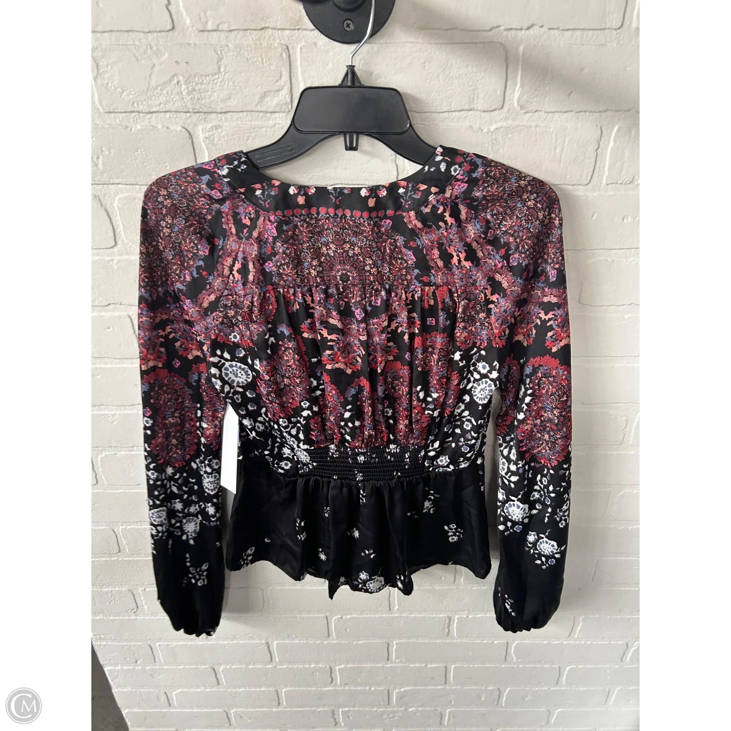 Top Long Sleeve By Free People In Black, Size: Xs