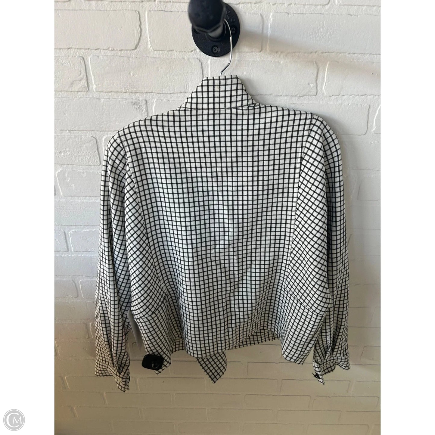 Jacket Other By Cabi In Black & White, Size: M