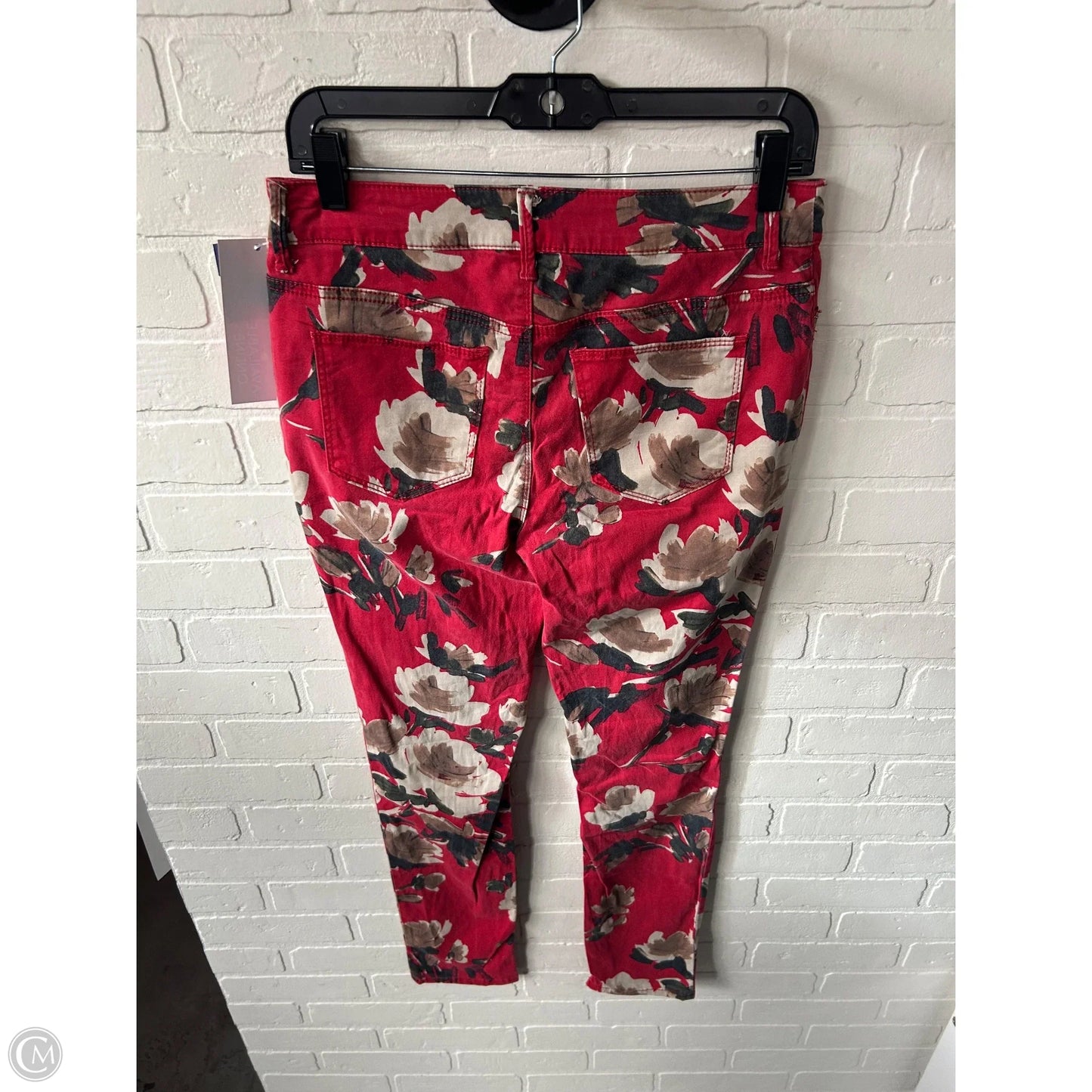 Pants Other By Chicos In Red & Tan, Size: 2
