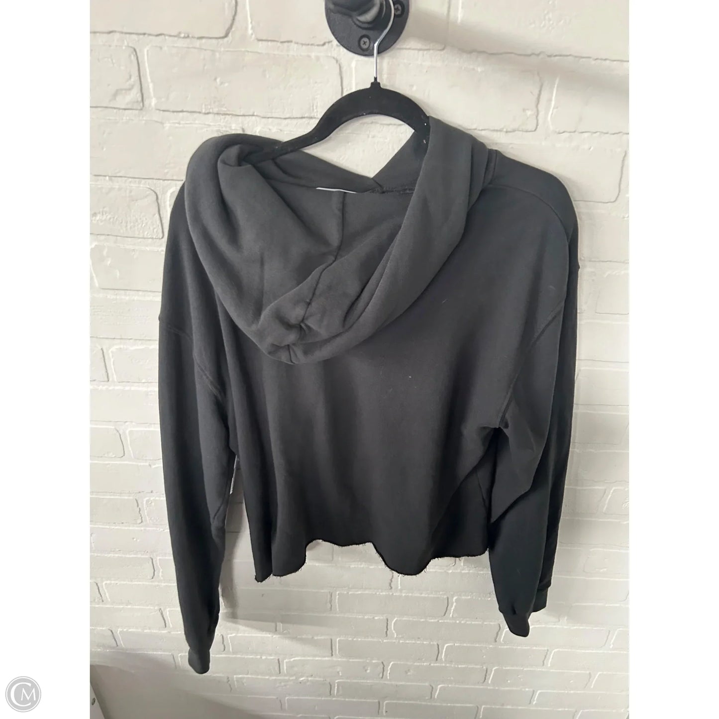 Sweatshirt Hoodie By Perfect White Tee In Grey, Size: L