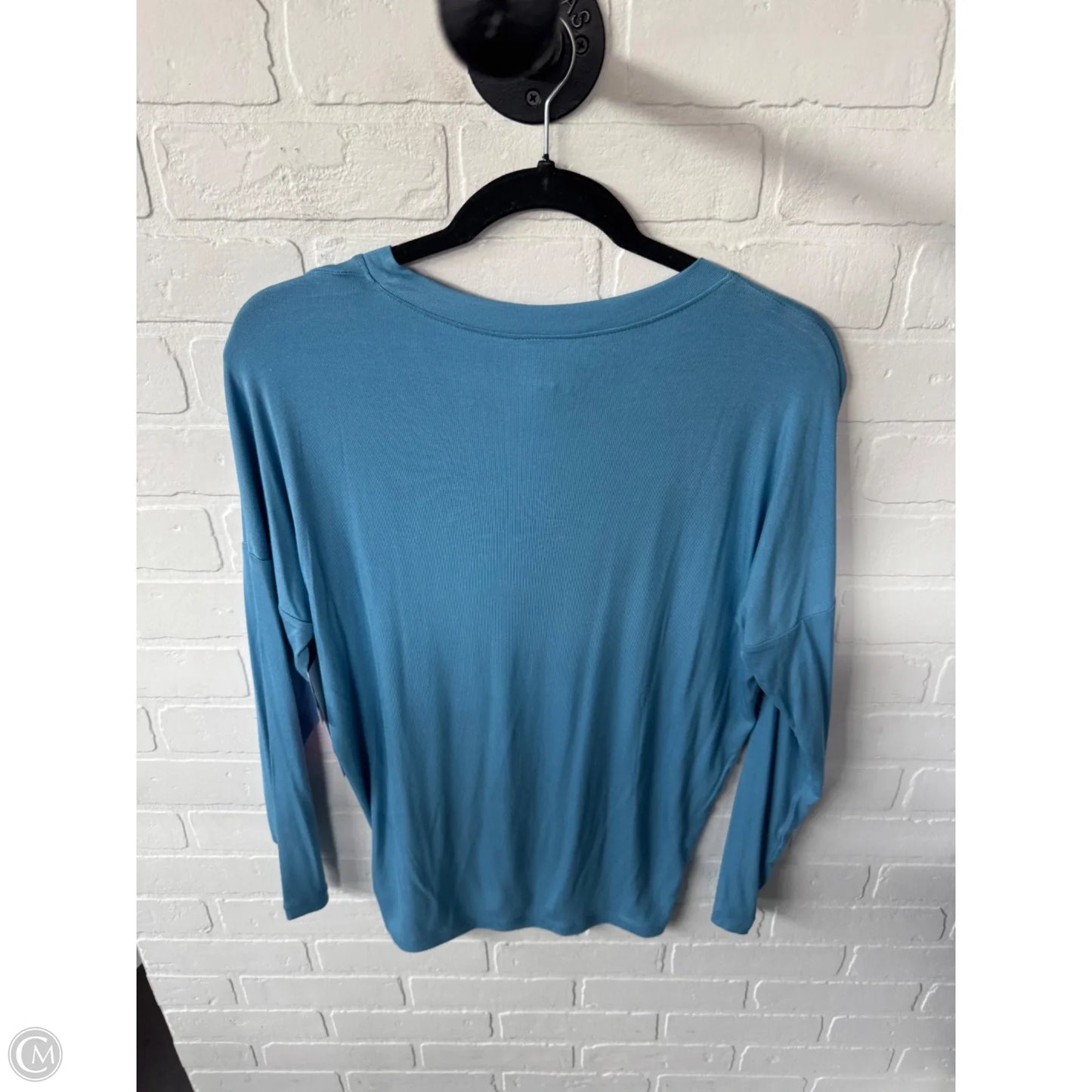 Top Long Sleeve Basic By Cabi In Blue, Size: Xxs