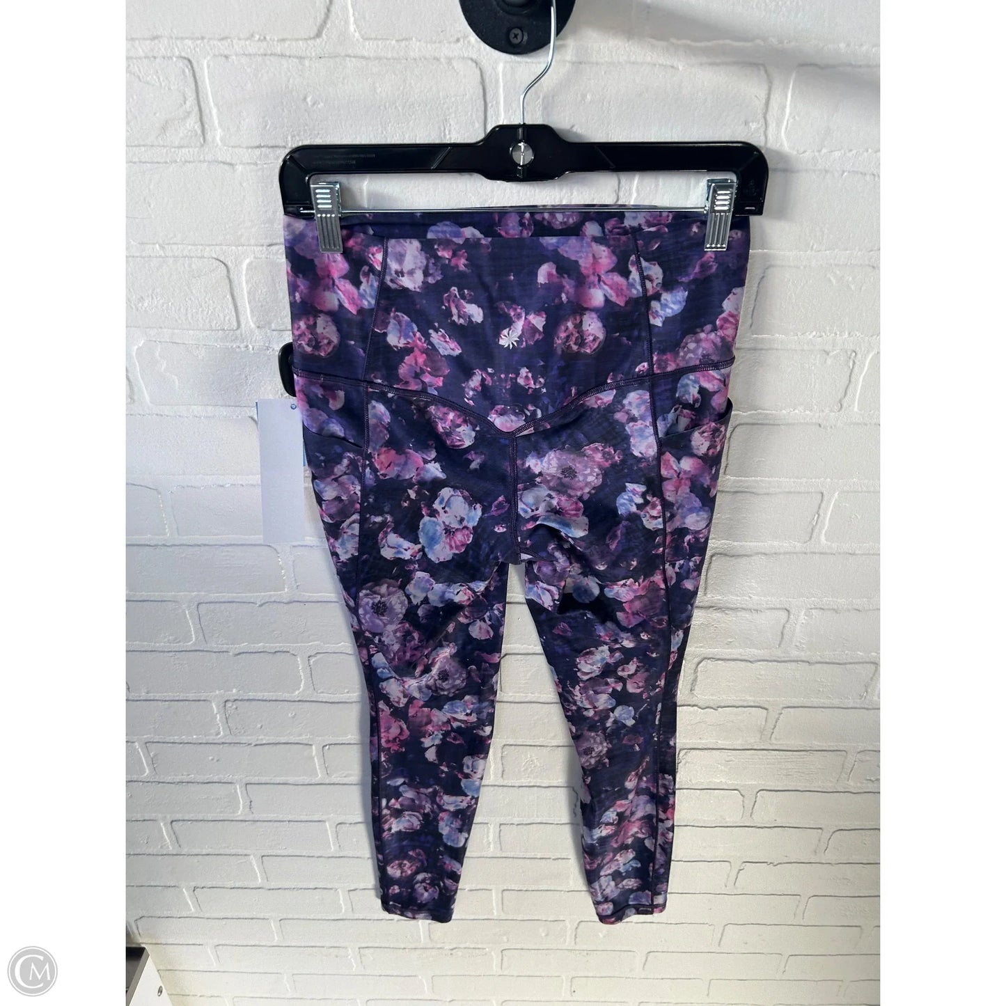 Athletic Leggings By Athleta In Purple, Size: 8