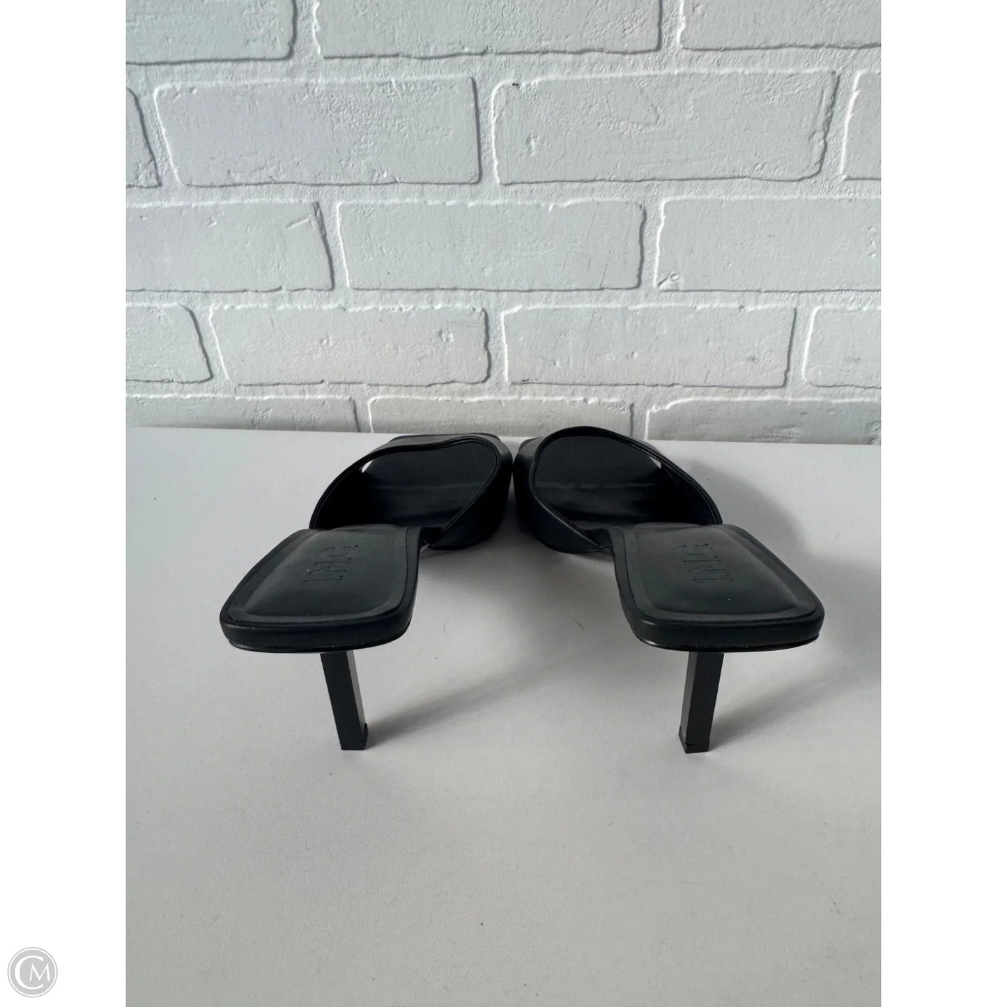 Sandals Heels Stiletto By Inc In Black, Size: 10