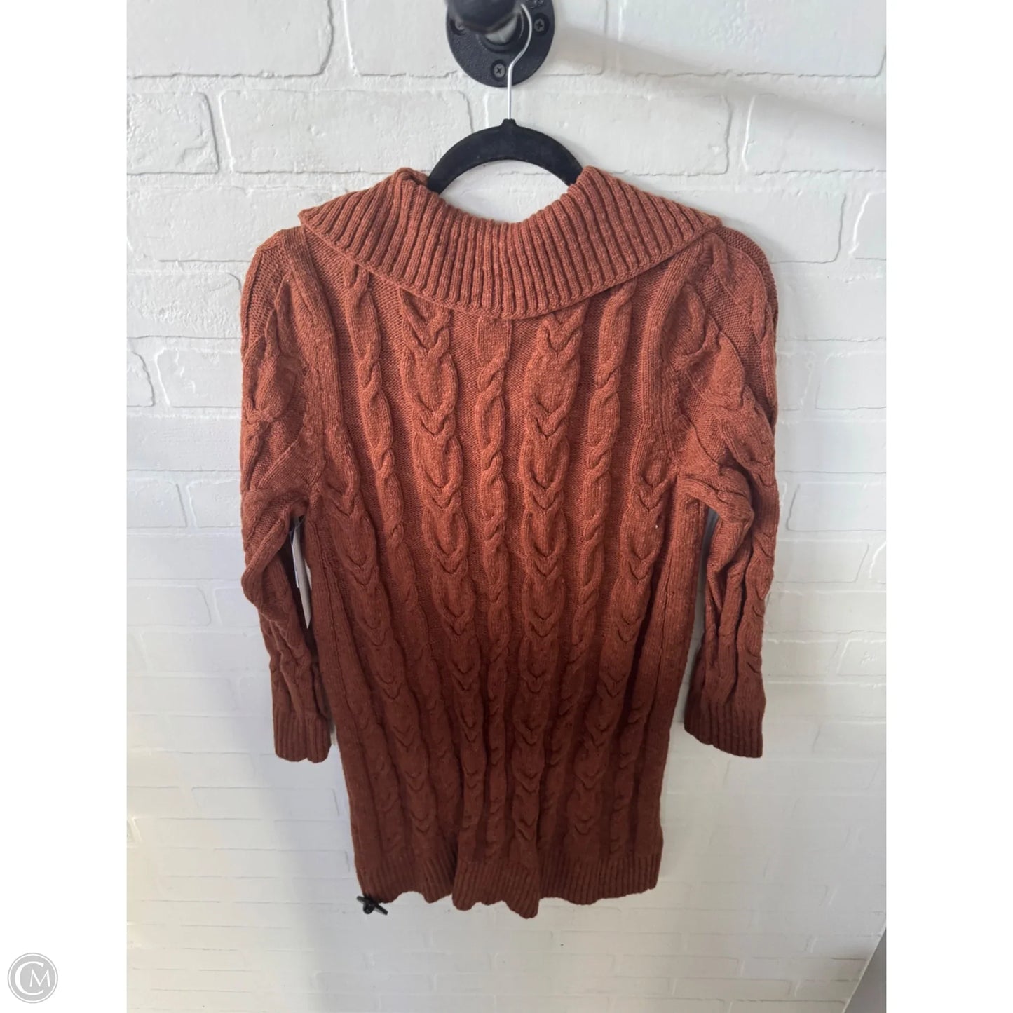 Sweater Cardigan By J. Jill In Orange, Size: M