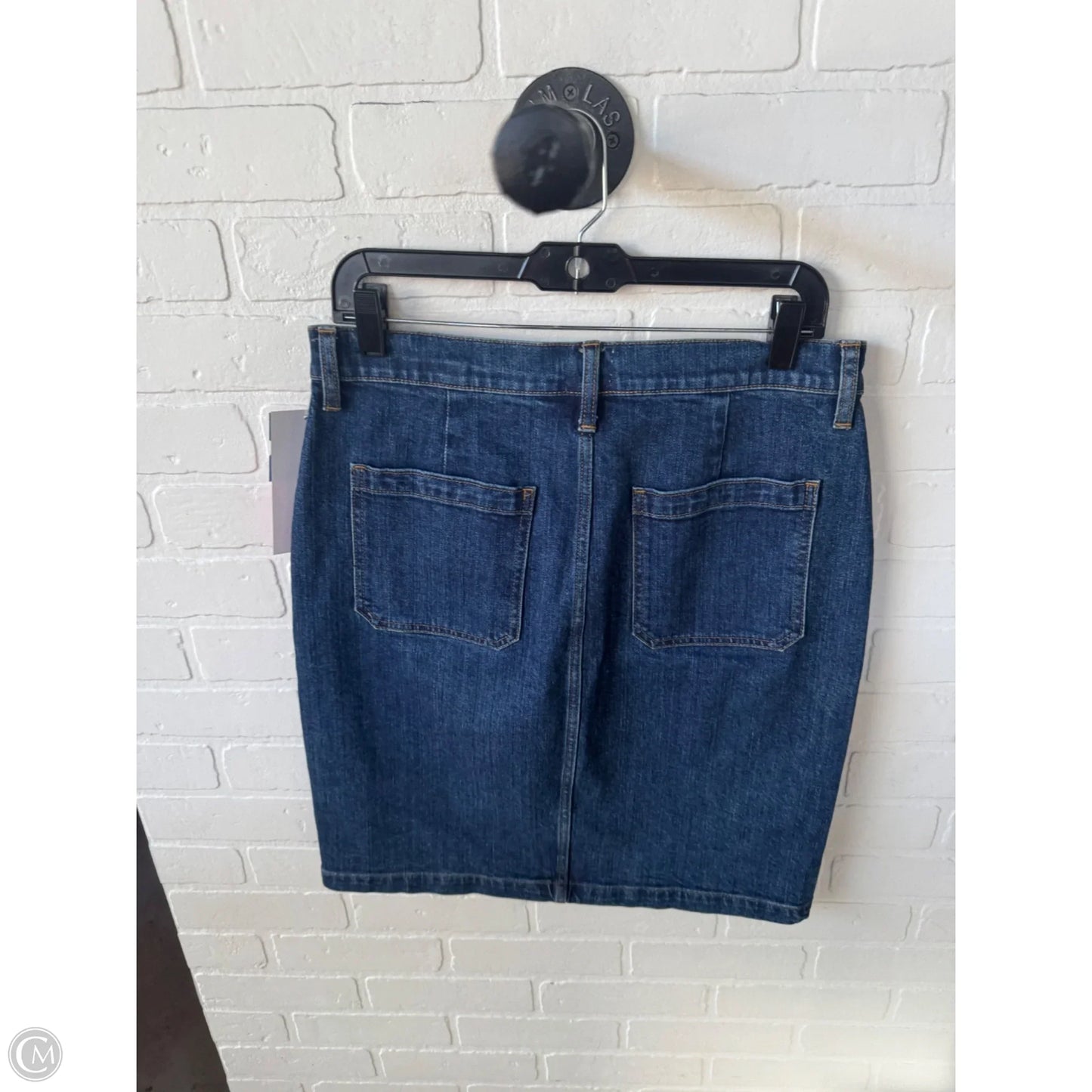 Skirt Midi By J. Crew In Blue Denim, Size: 8