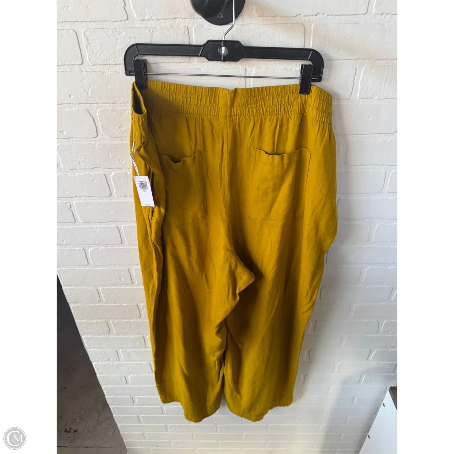 Pants Wide Leg By Old Navy In Yellow, Size: 18