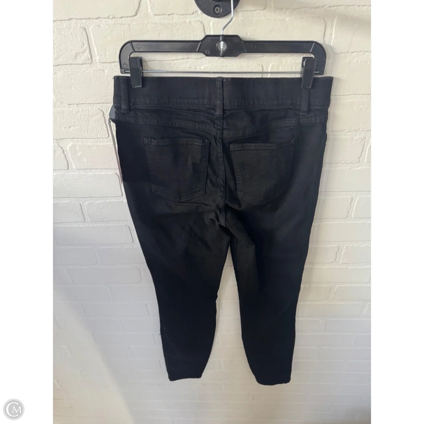 Jeans Jeggings By Spanx In Black Denim, Size: 8
