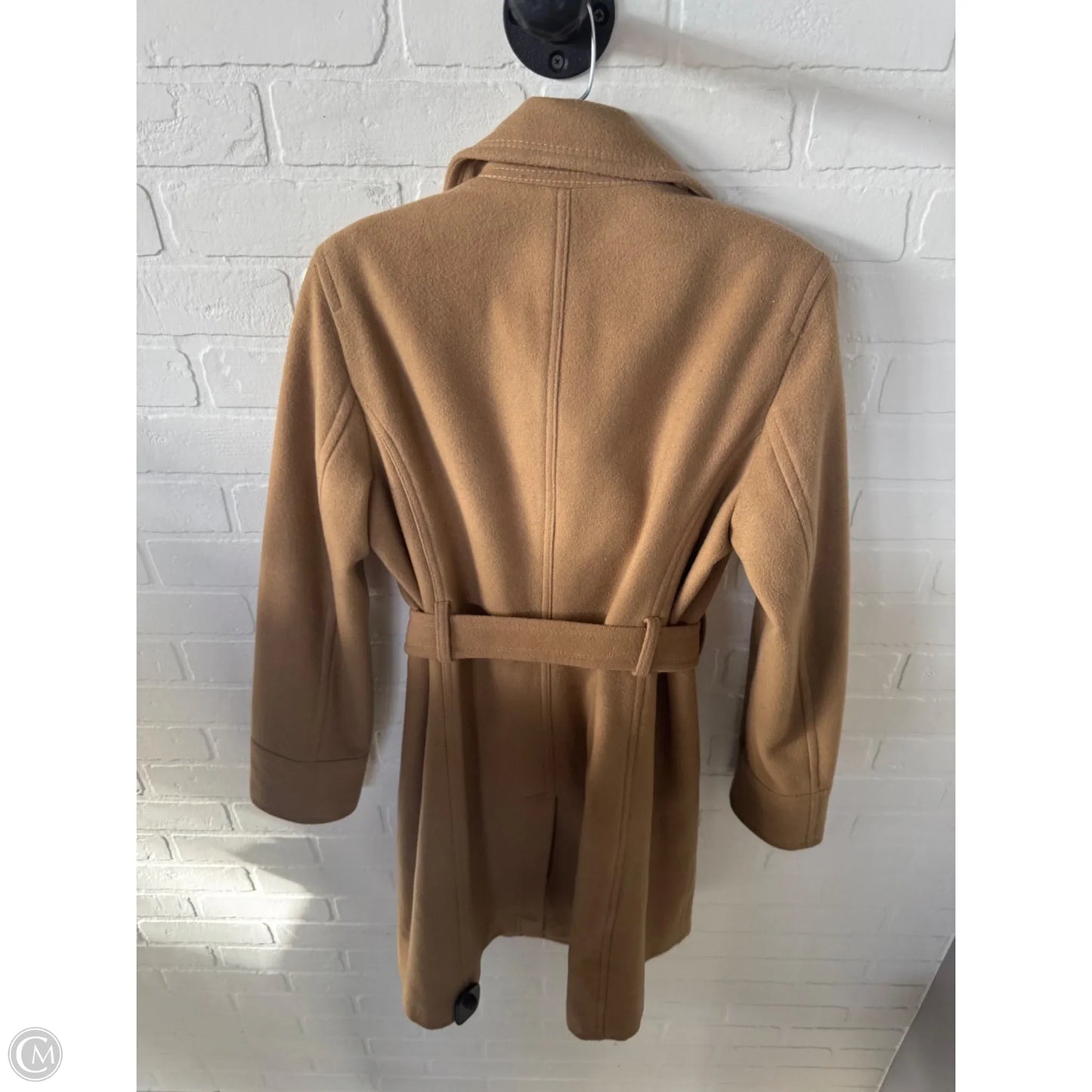 Coat Peacoat By Dkny In Tan, Size: M