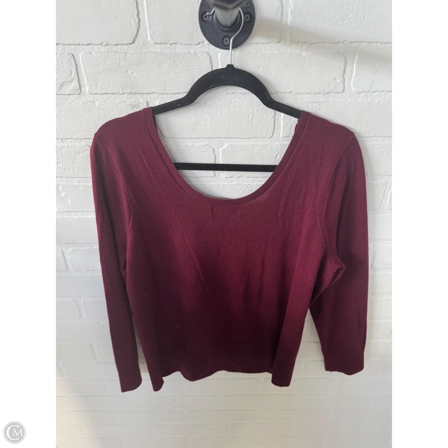 Sweater By Banana Republic In Red, Size: L