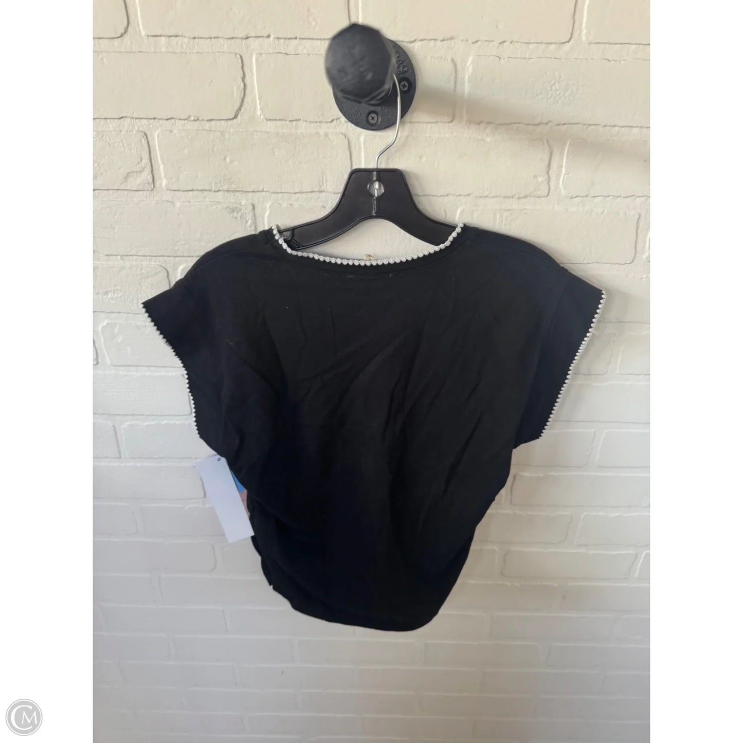 Top Short Sleeve By Madewell In Black, Size: M