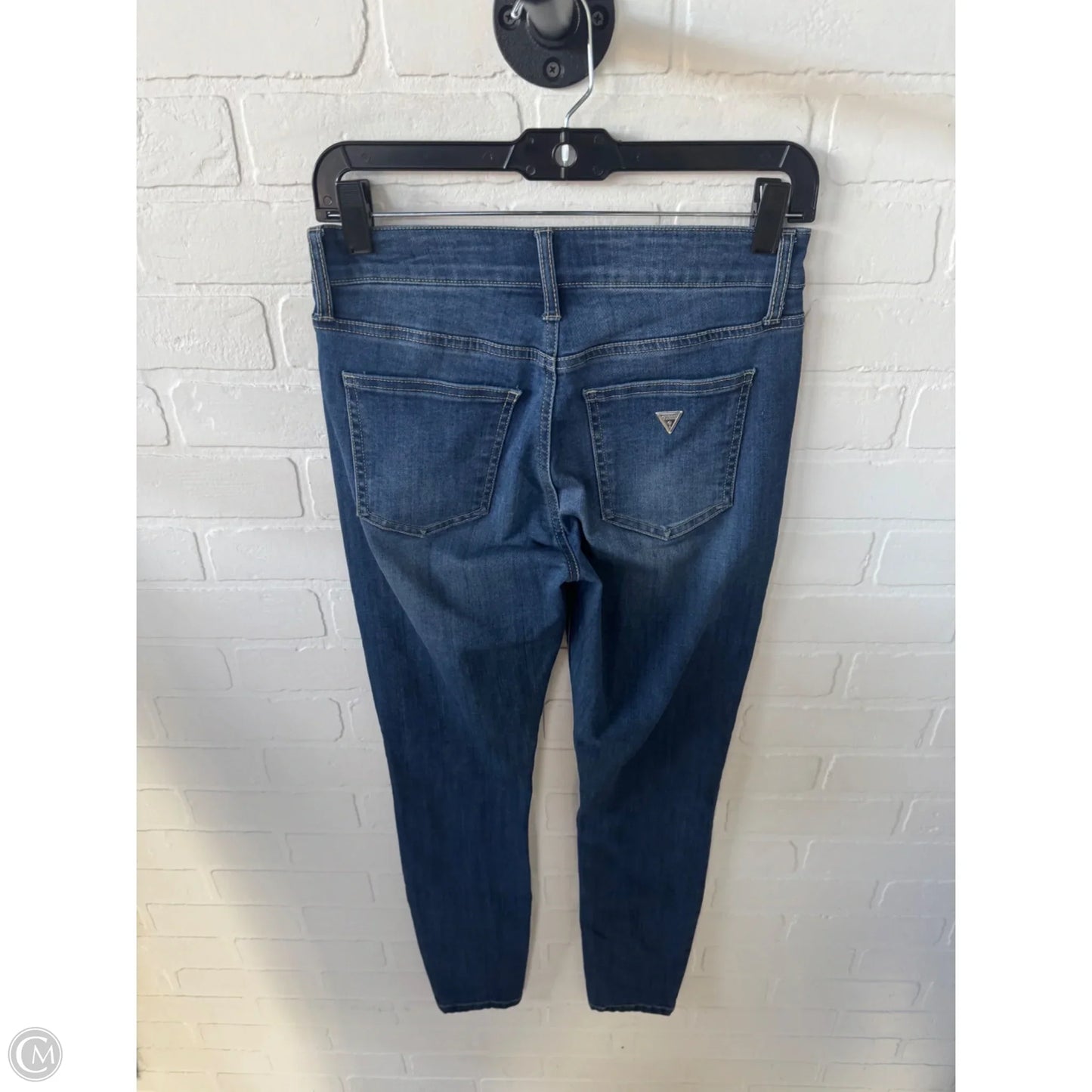 Jeans Skinny By Guess In Blue Denim, Size: 2