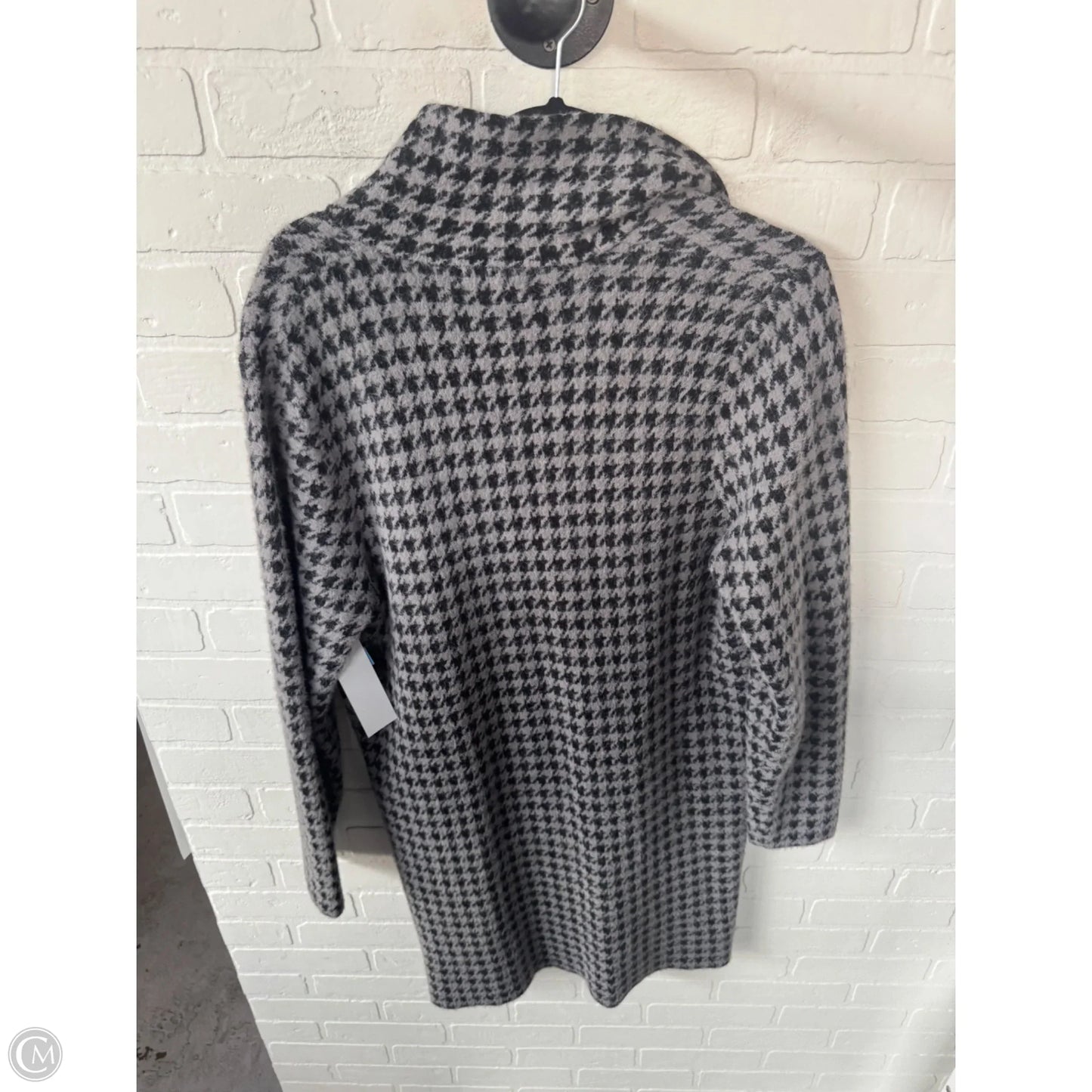 Coat Other By Max Studio In Black & Grey, Size: L