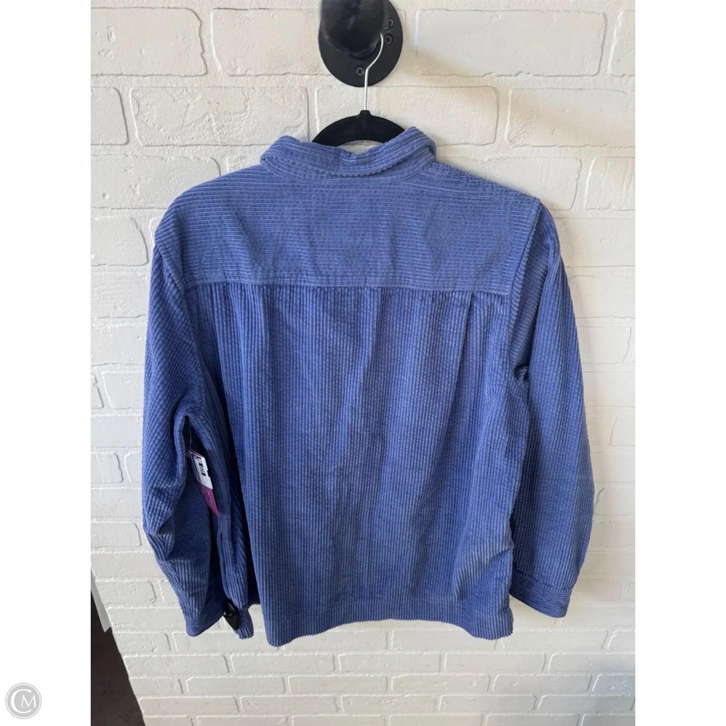 Jacket Shirt By L.l. Bean In Blue, Size: L