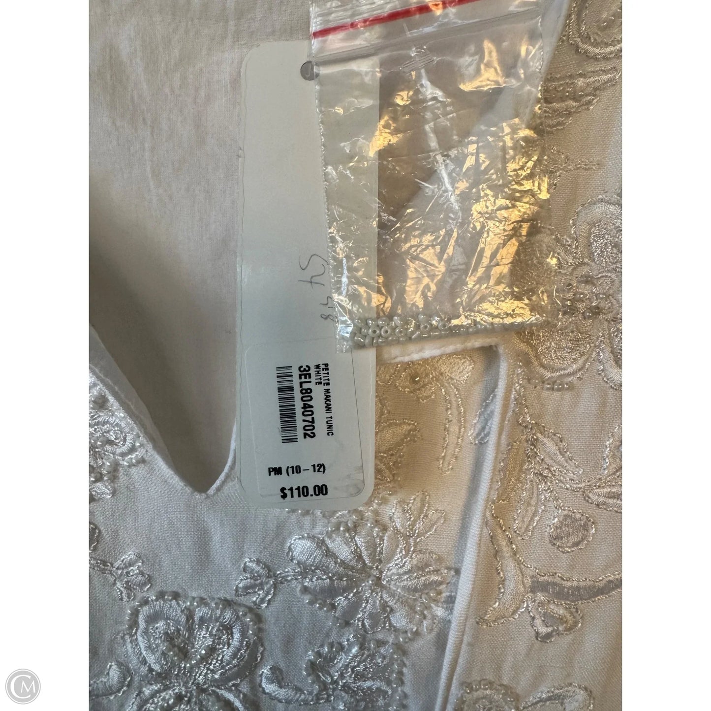 Top Long Sleeve By Soft Surroundings In White, Size: Mp