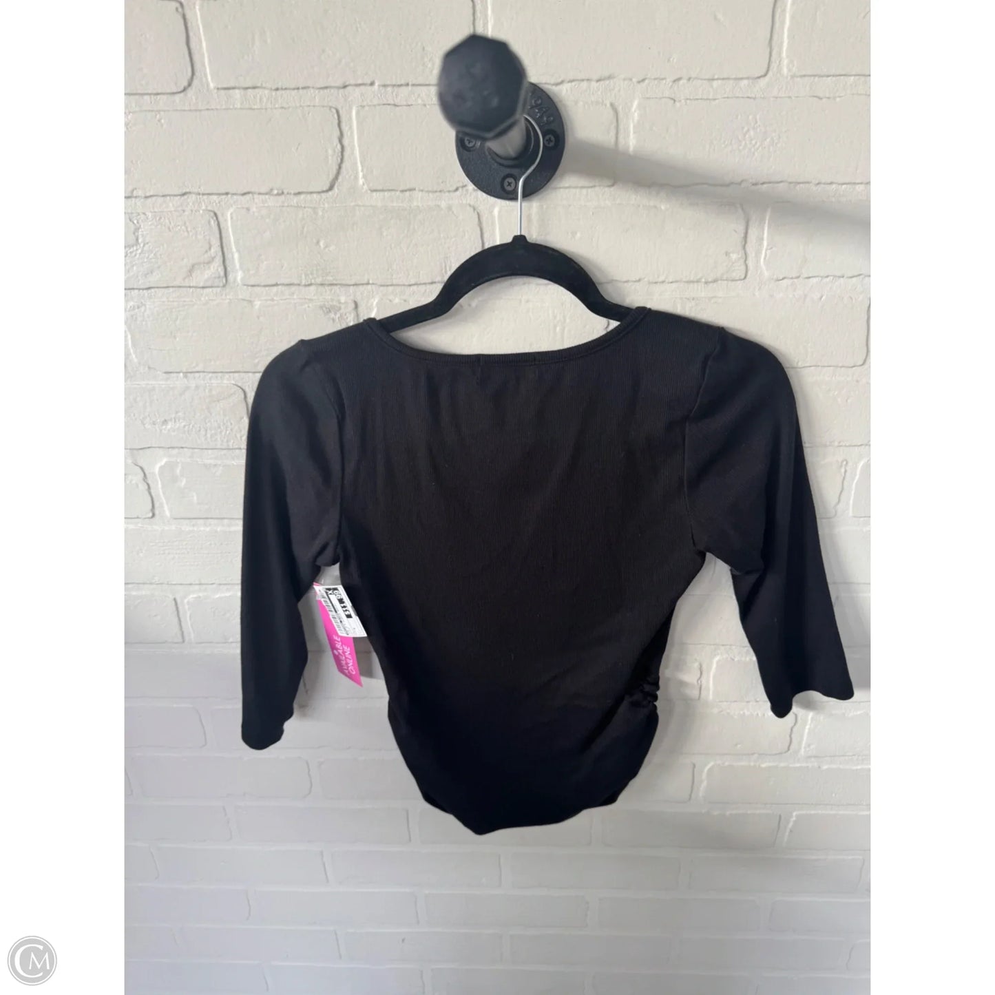 Top 3/4 Sleeve Basic By Michael Stars In Black, Size: S