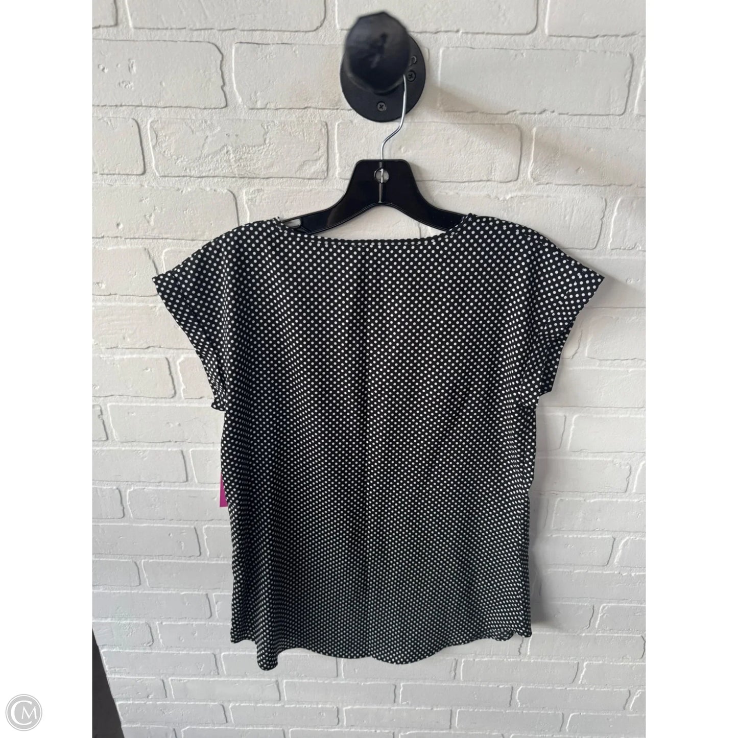 Top Sleeveless By Express In Black & White, Size: S