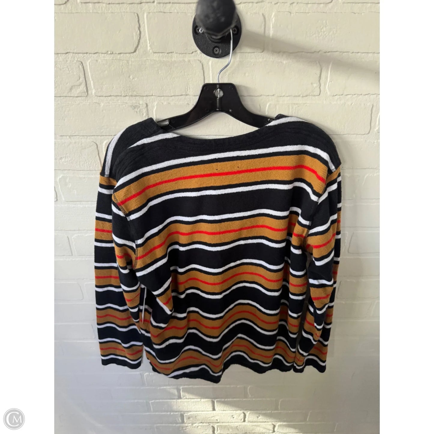 Sweatshirt Crewneck By Levis In Black & Tan, Size: L