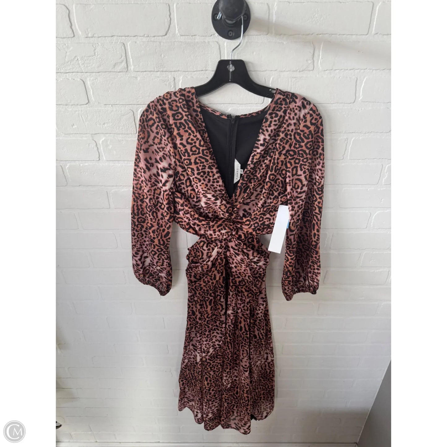 Dress Party Midi By Cma In Black & Brown, Size: Xs