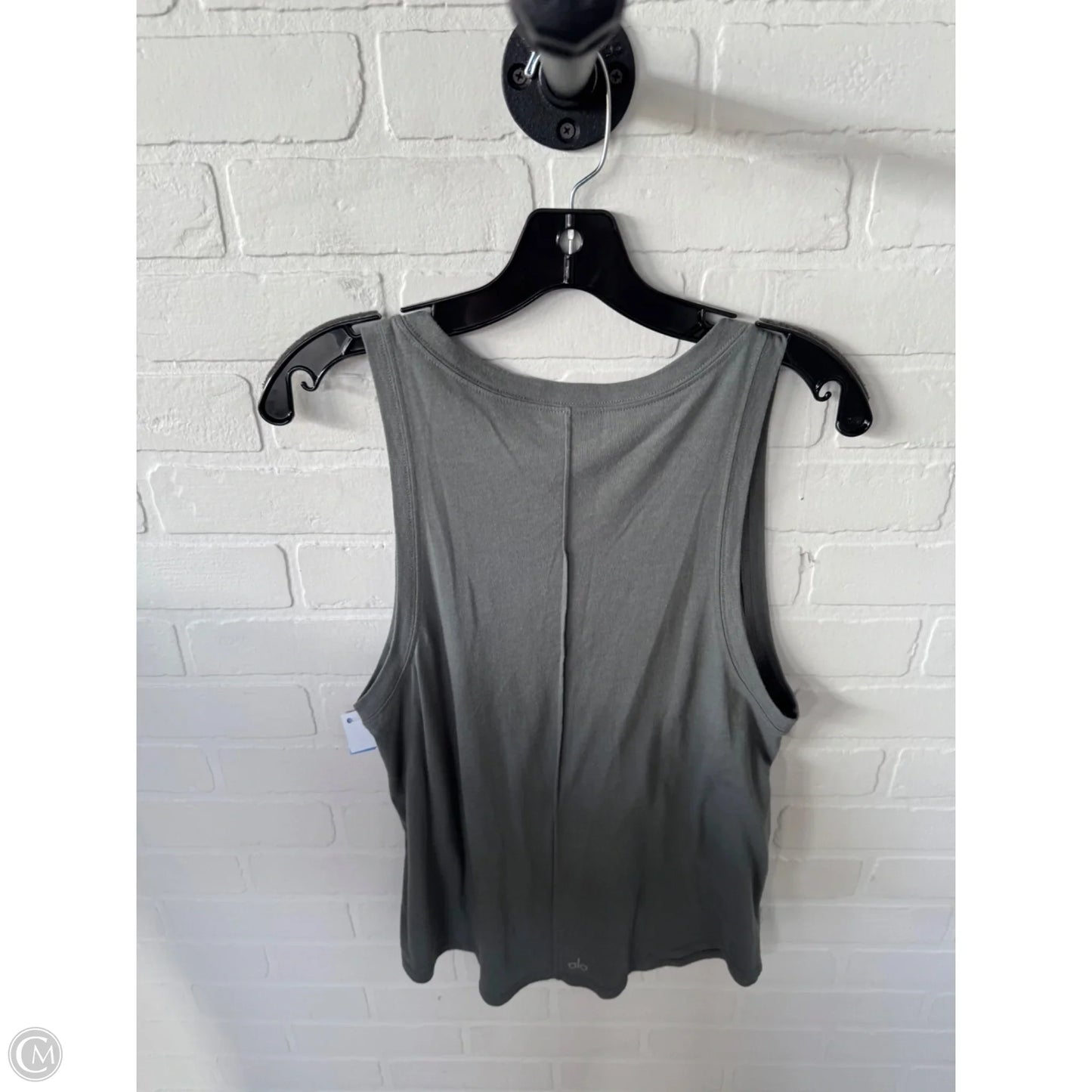 Athletic Tank Top By Alo In Green, Size: M